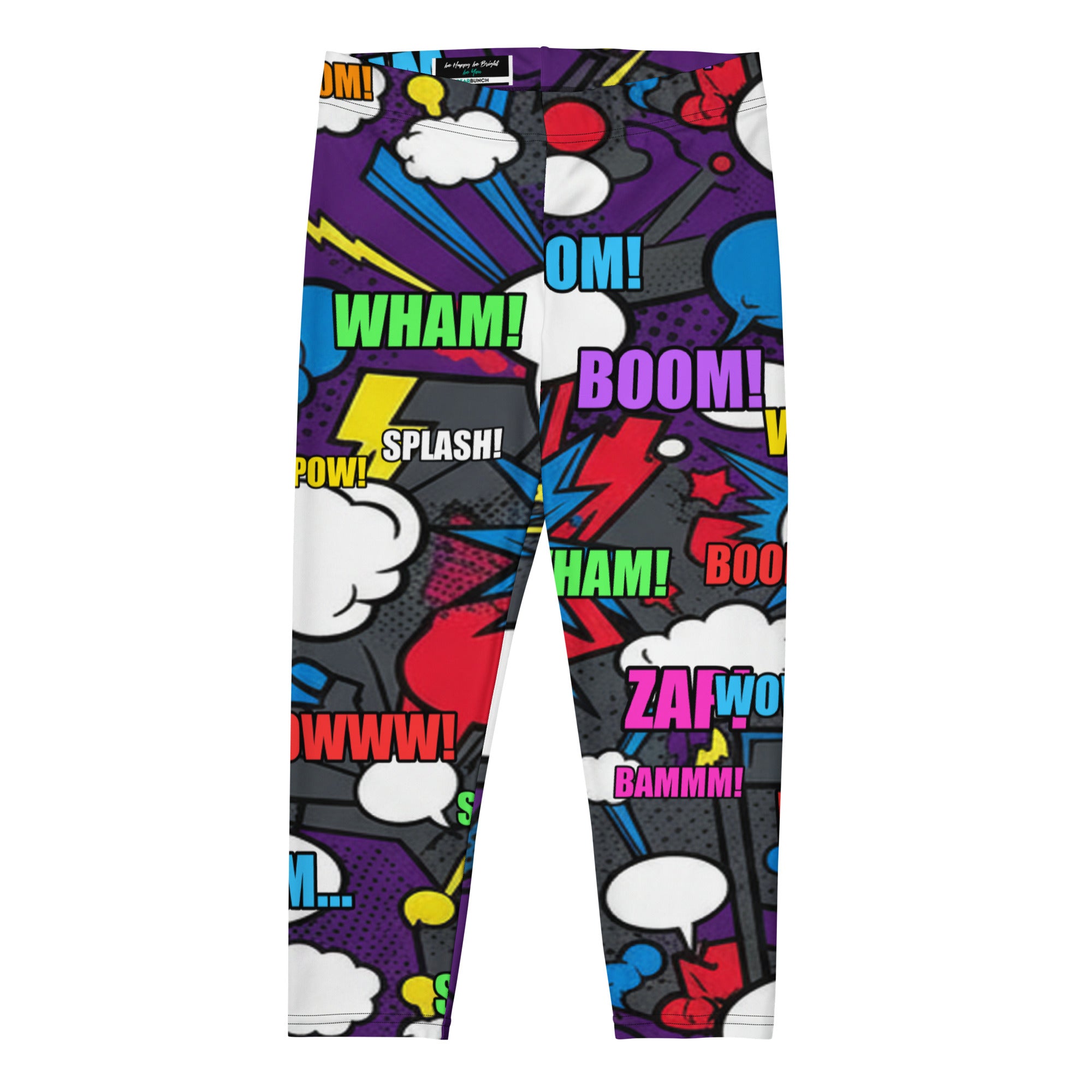 Comic Strip Dark Knight Capri Leggings | GearBunch