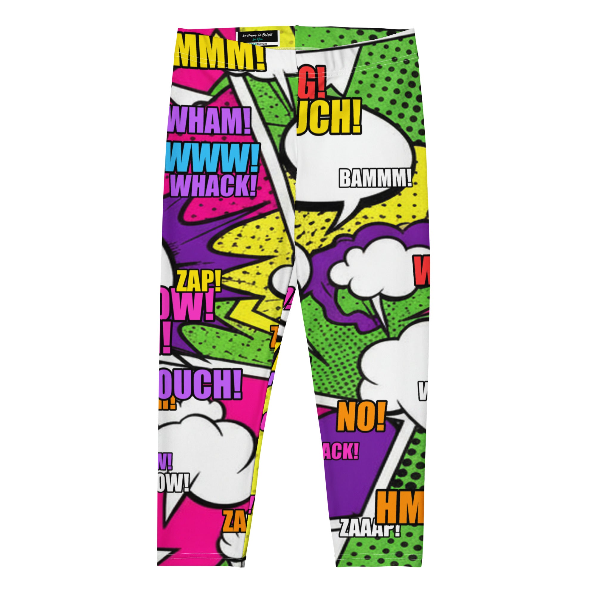 Comic Villain Neon Capri Leggings | GearBunch