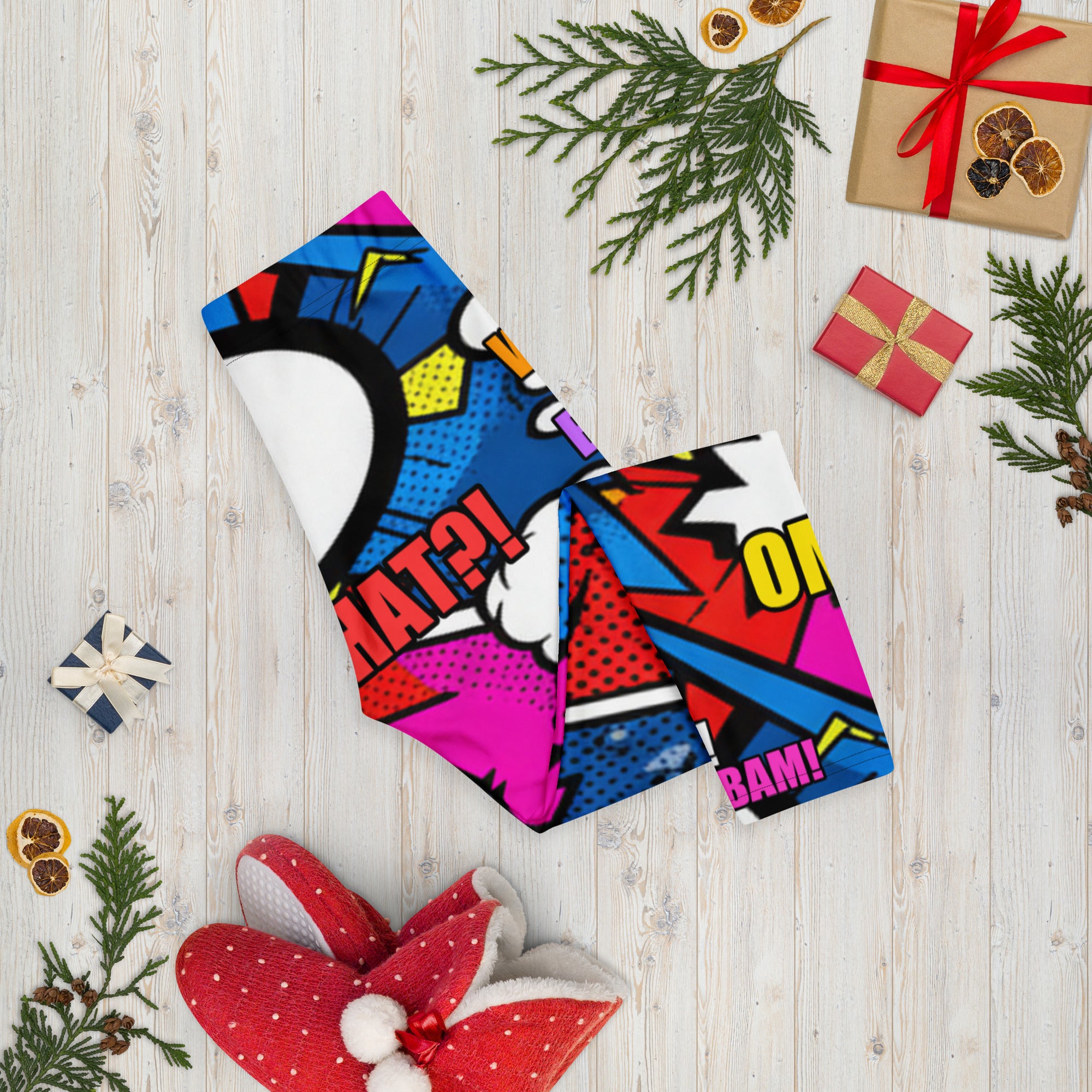 Comic Ninja Night Capri Leggings | GearBunch