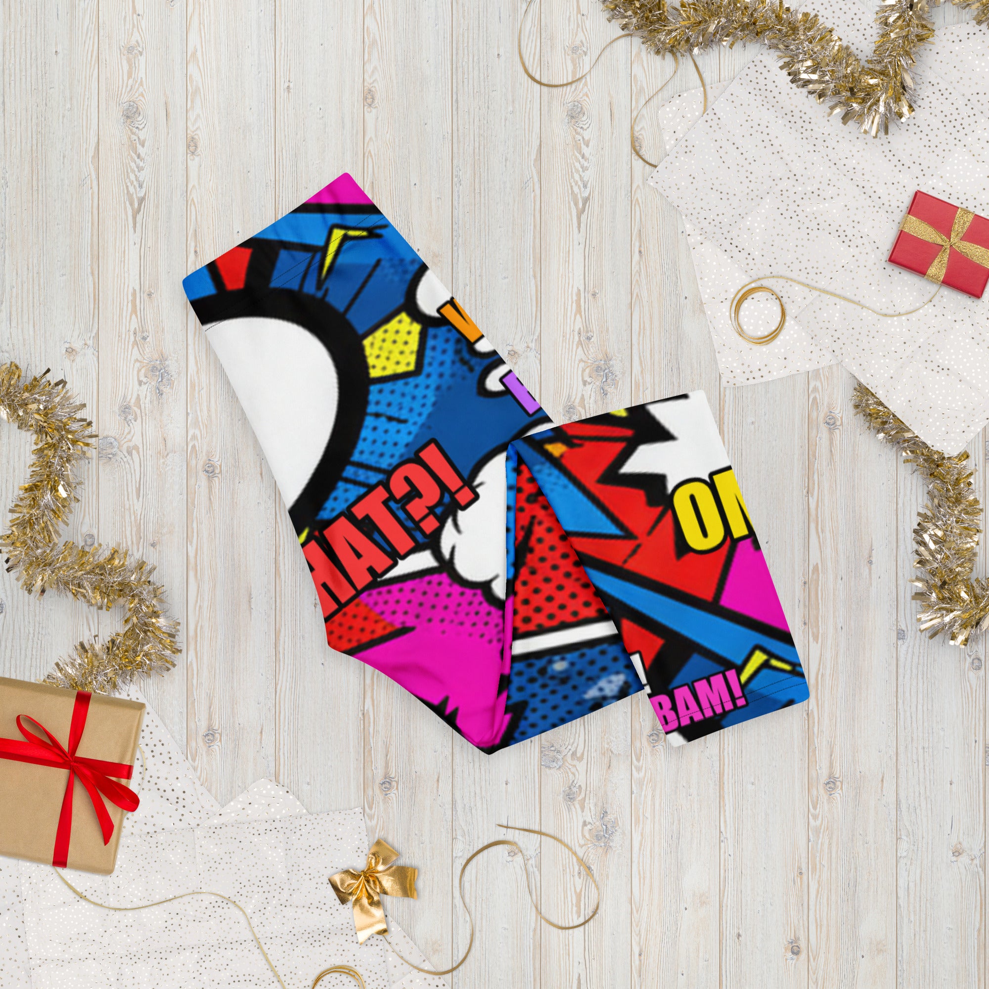 Comic Ninja Night Capri Leggings | GearBunch