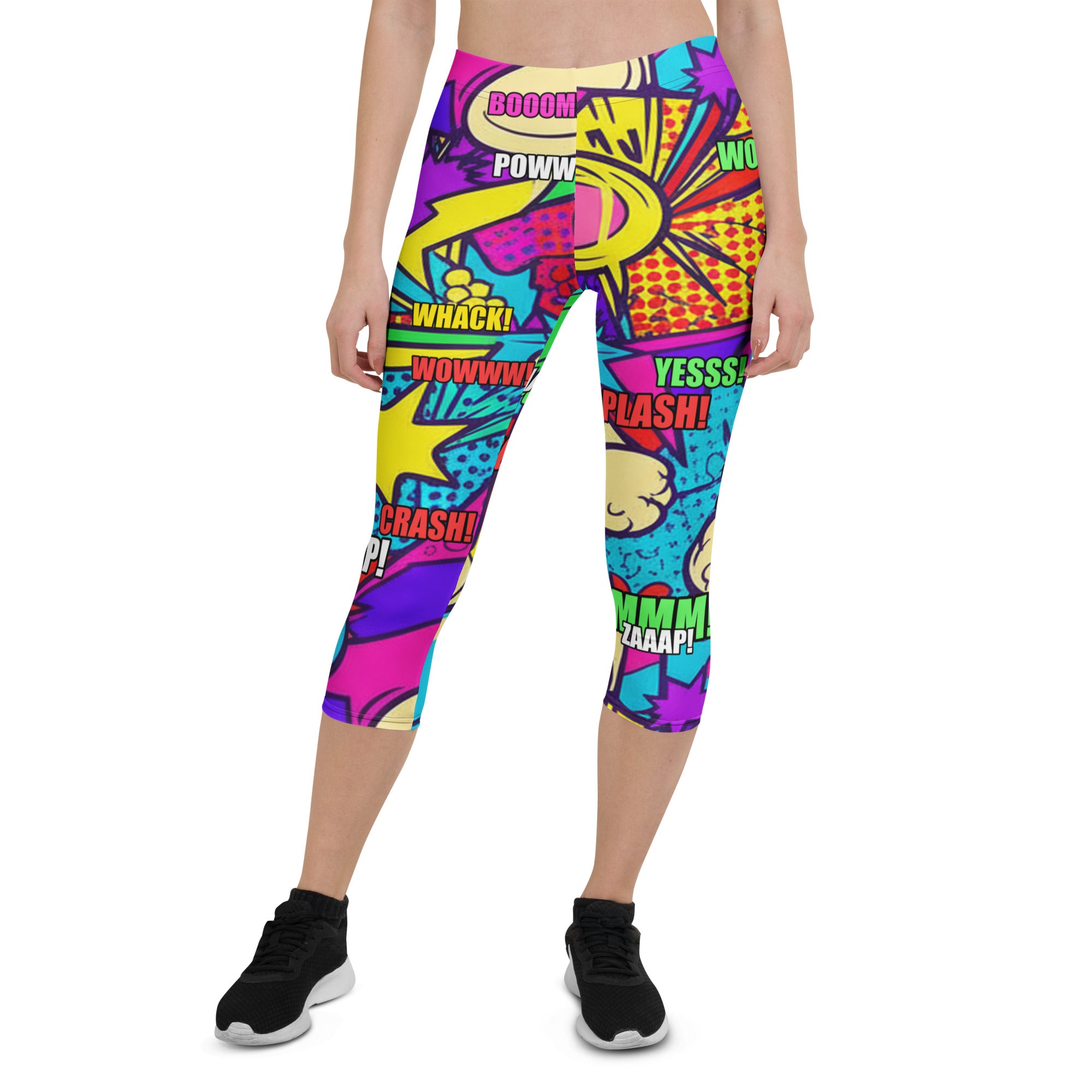Pirate Comic Strip Capri Leggings | GearBunch