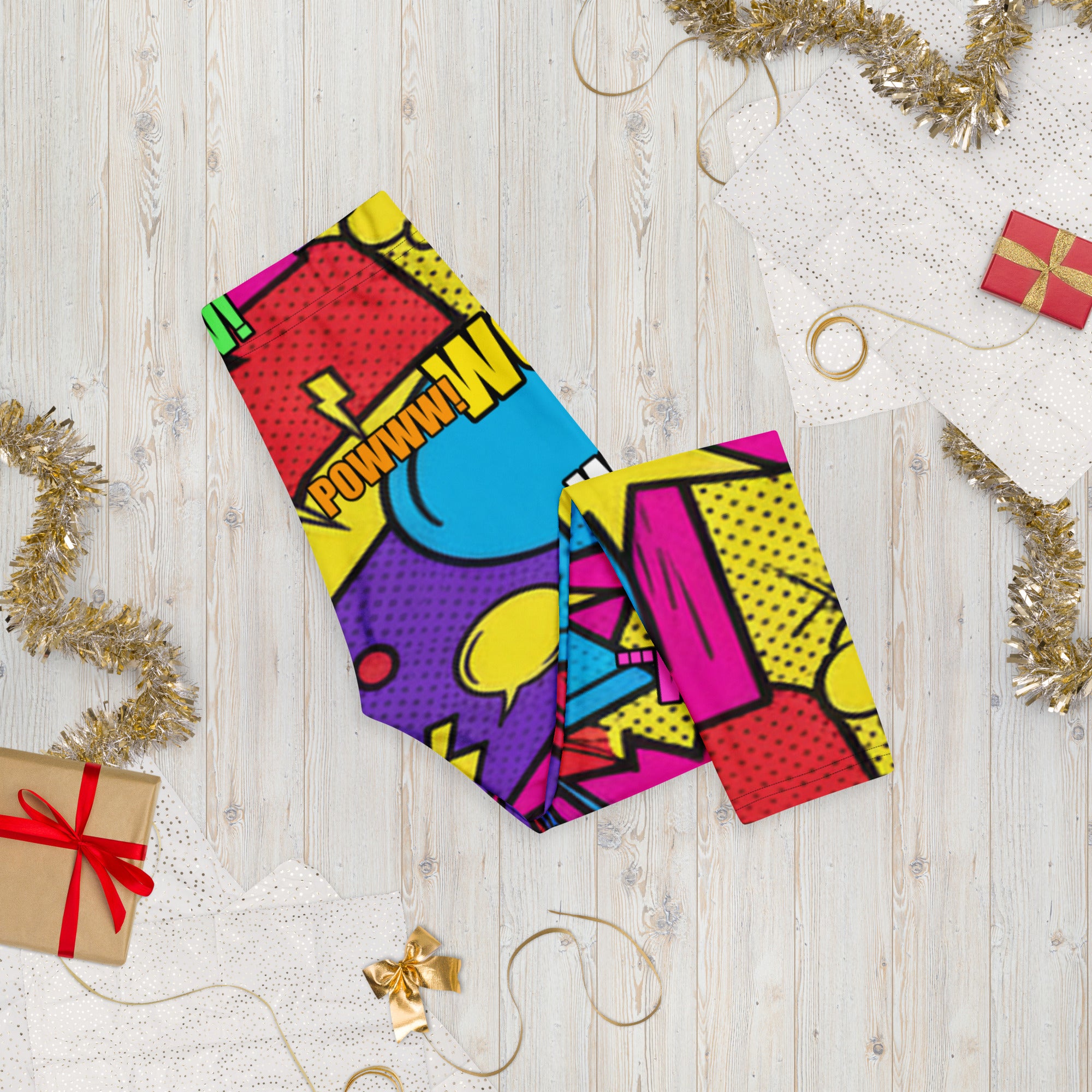 Comic Retro Sunday Capri Leggings | GearBunch