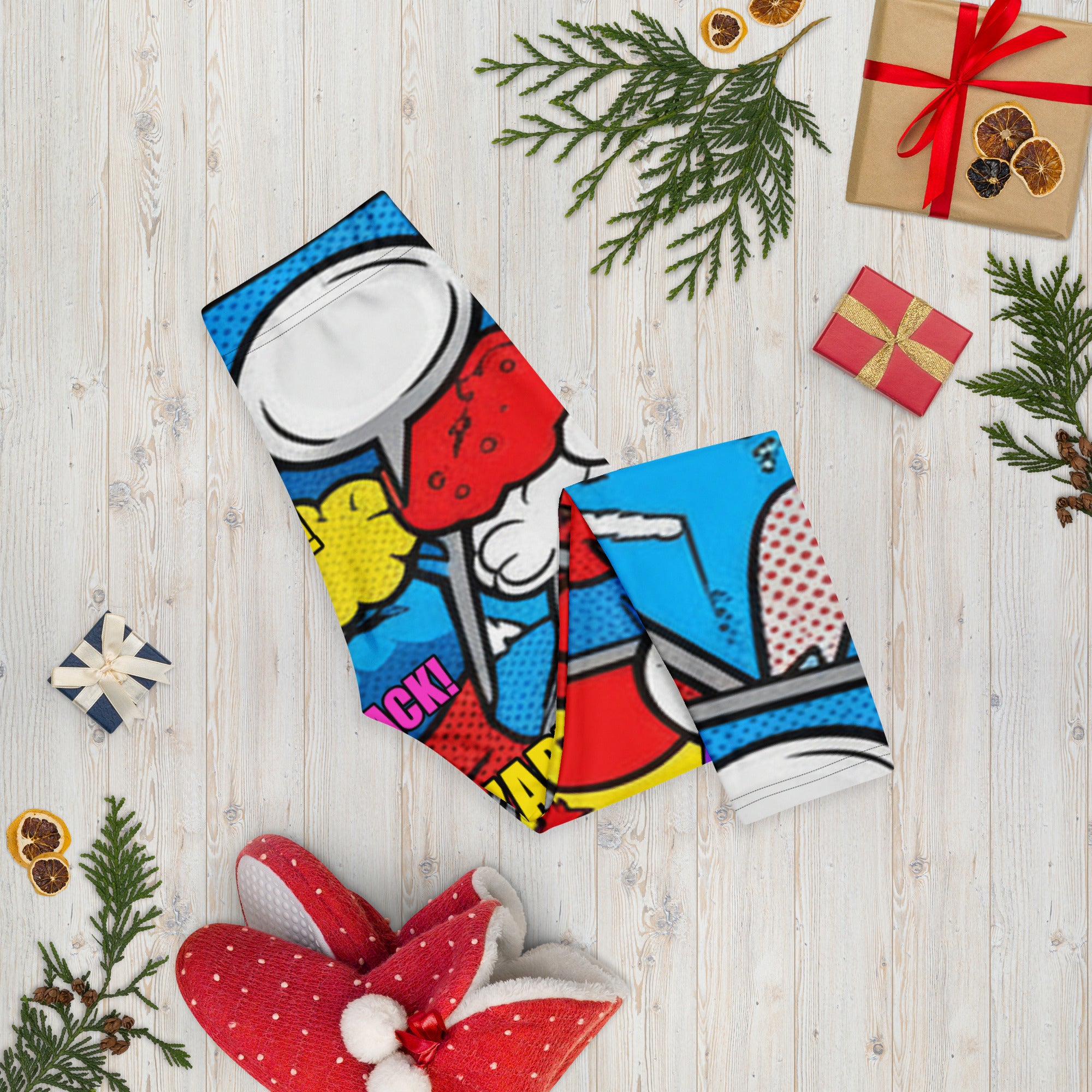 Robot Wars Comic Capri Leggings | GearBunch