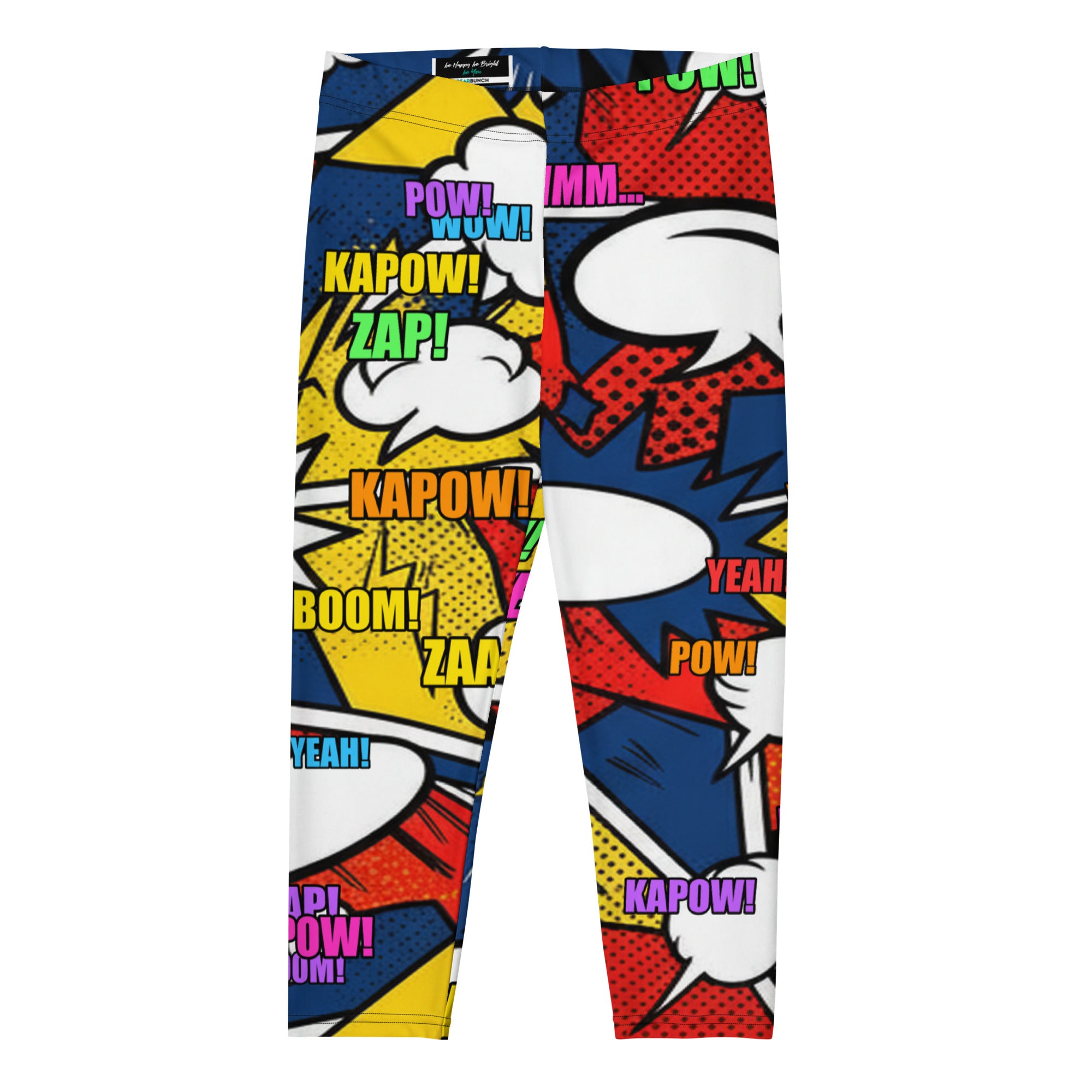 Comic Strip Thunder Punch Capri Leggings | GearBunch