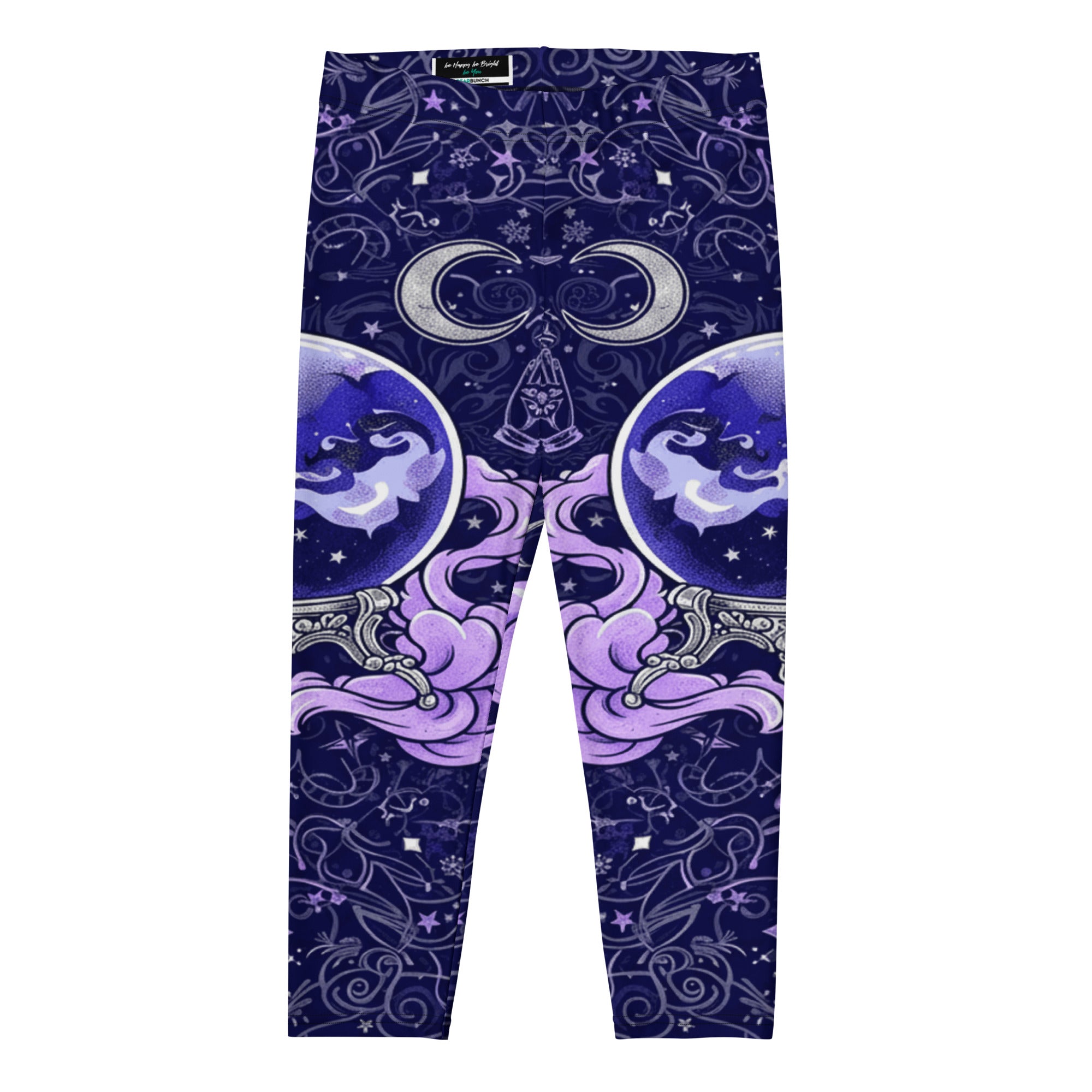 Crystal Ball Smoke Magic Capri Leggings | GearBunch