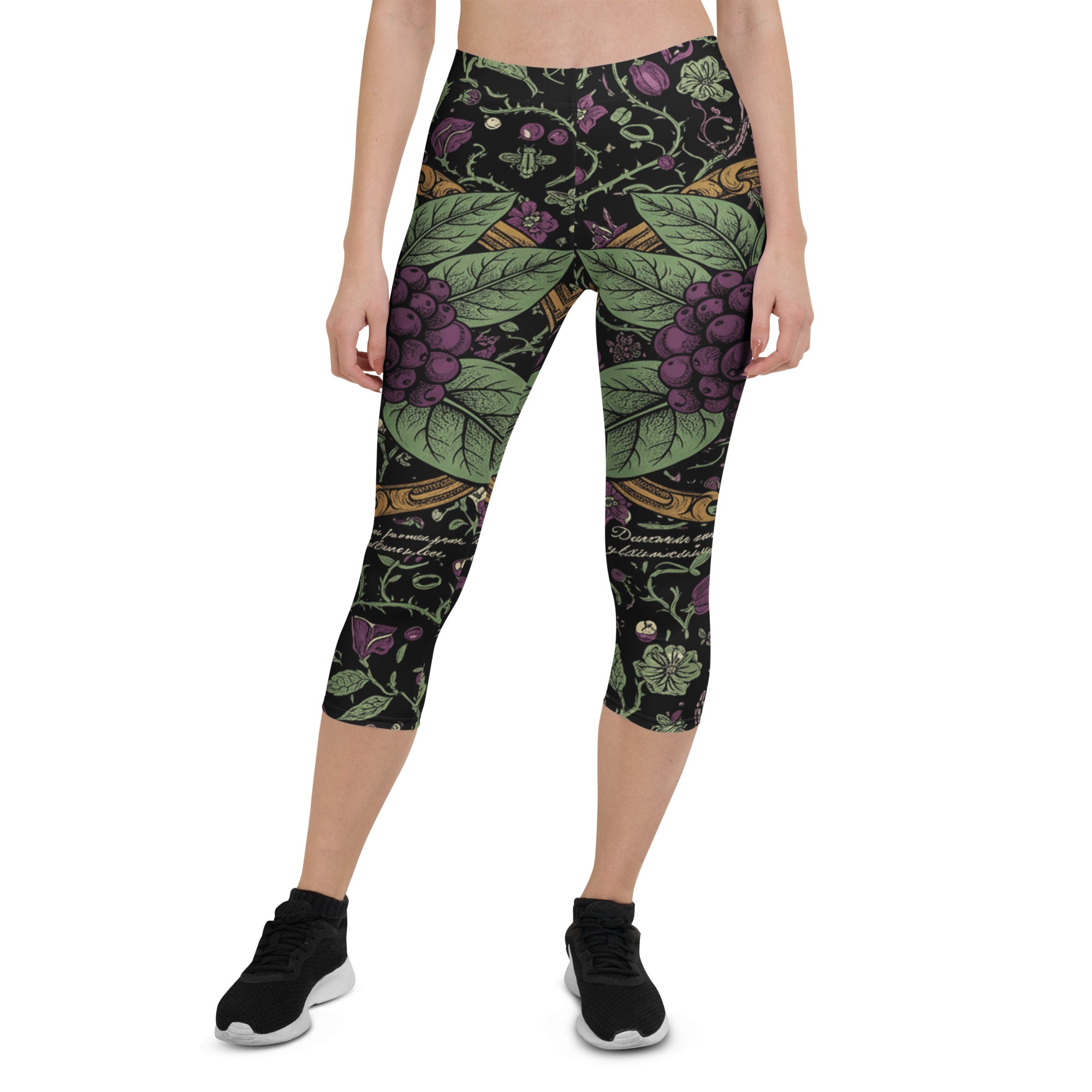 Deadly Nightshade Capri Leggings | GearBunch