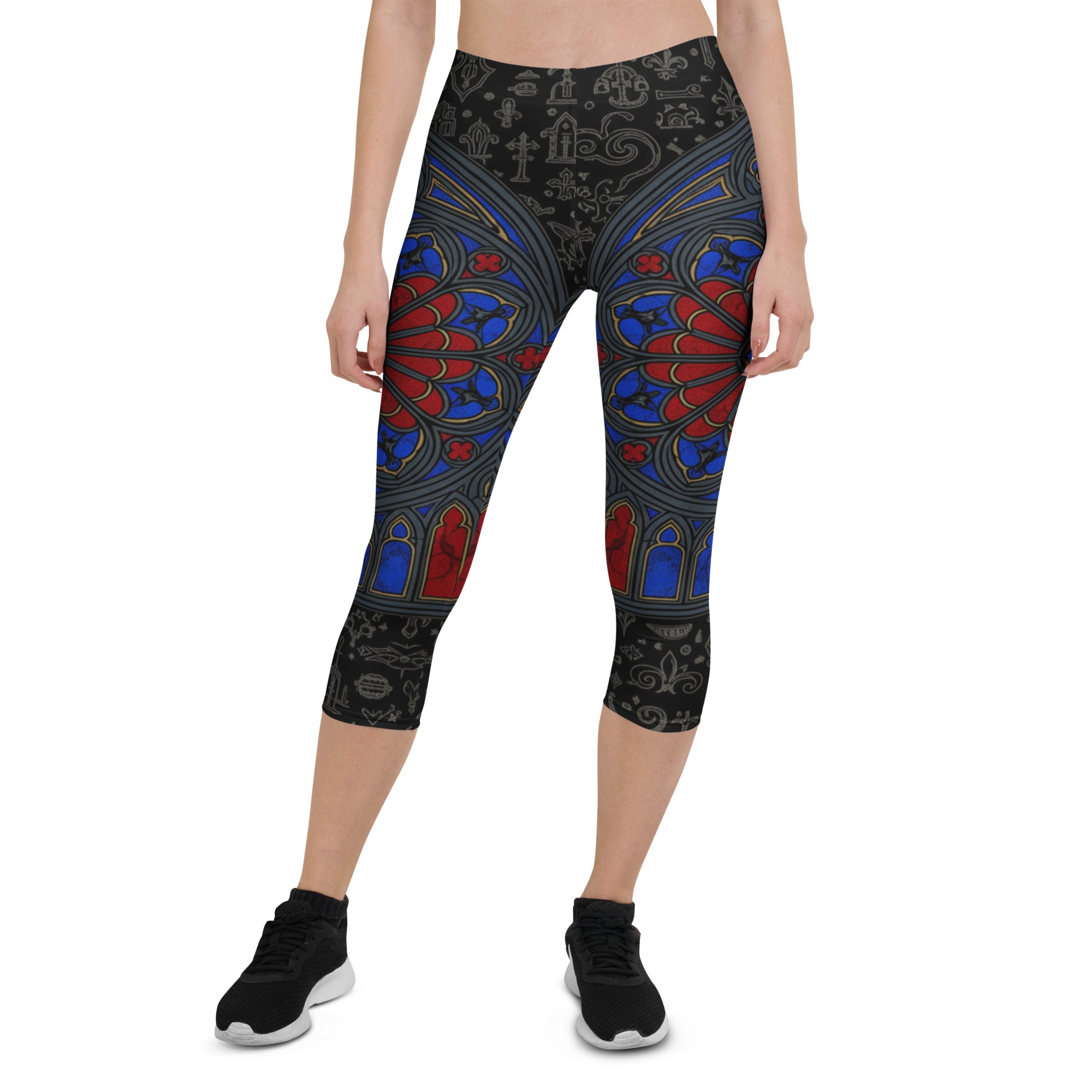 Stained Glass Capri Leggings | GearBunch