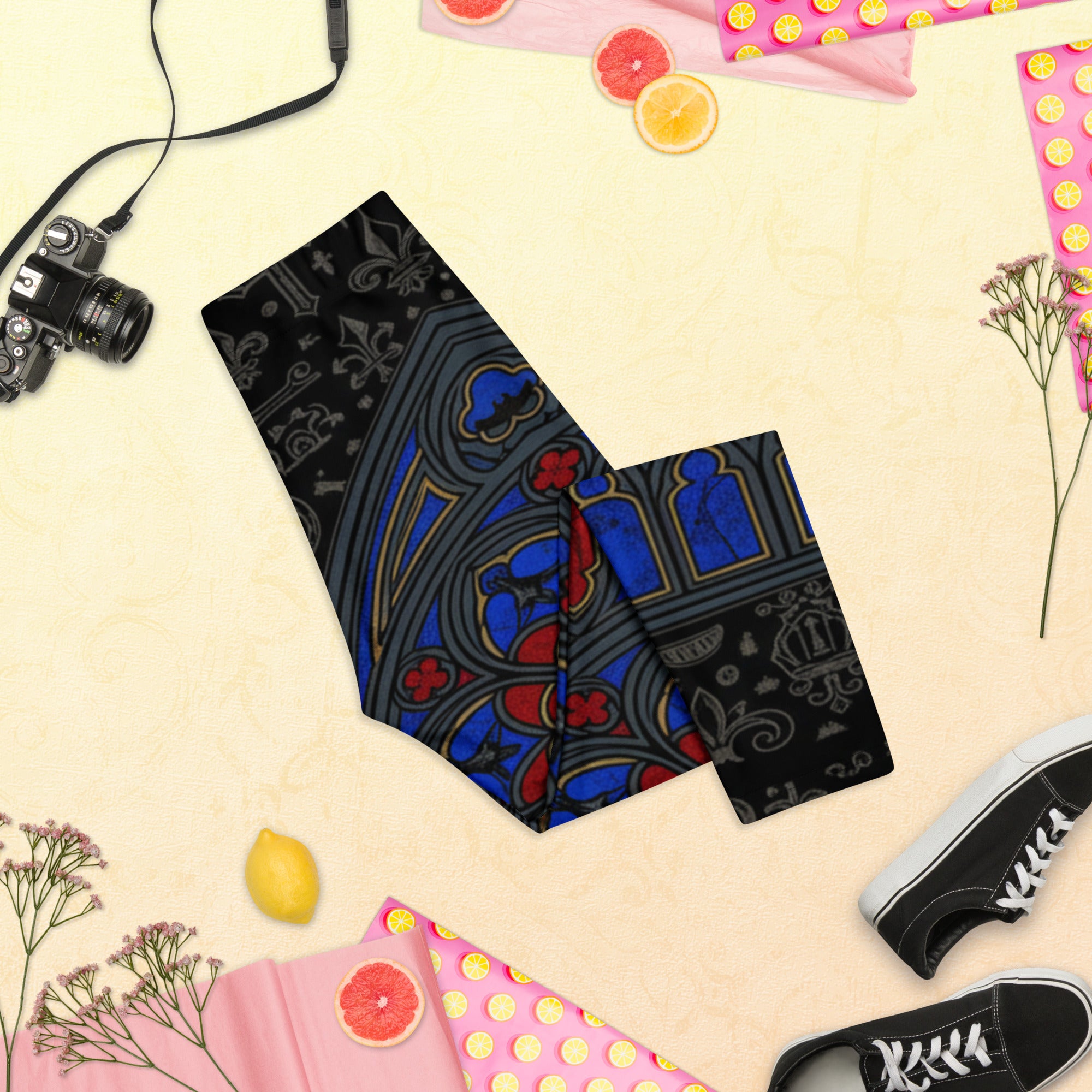 Stained Glass Capri Leggings | GearBunch