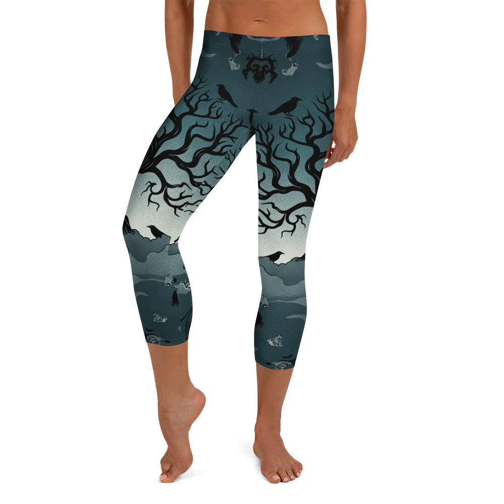 Haunted Forest Capri Leggings | GearBunch