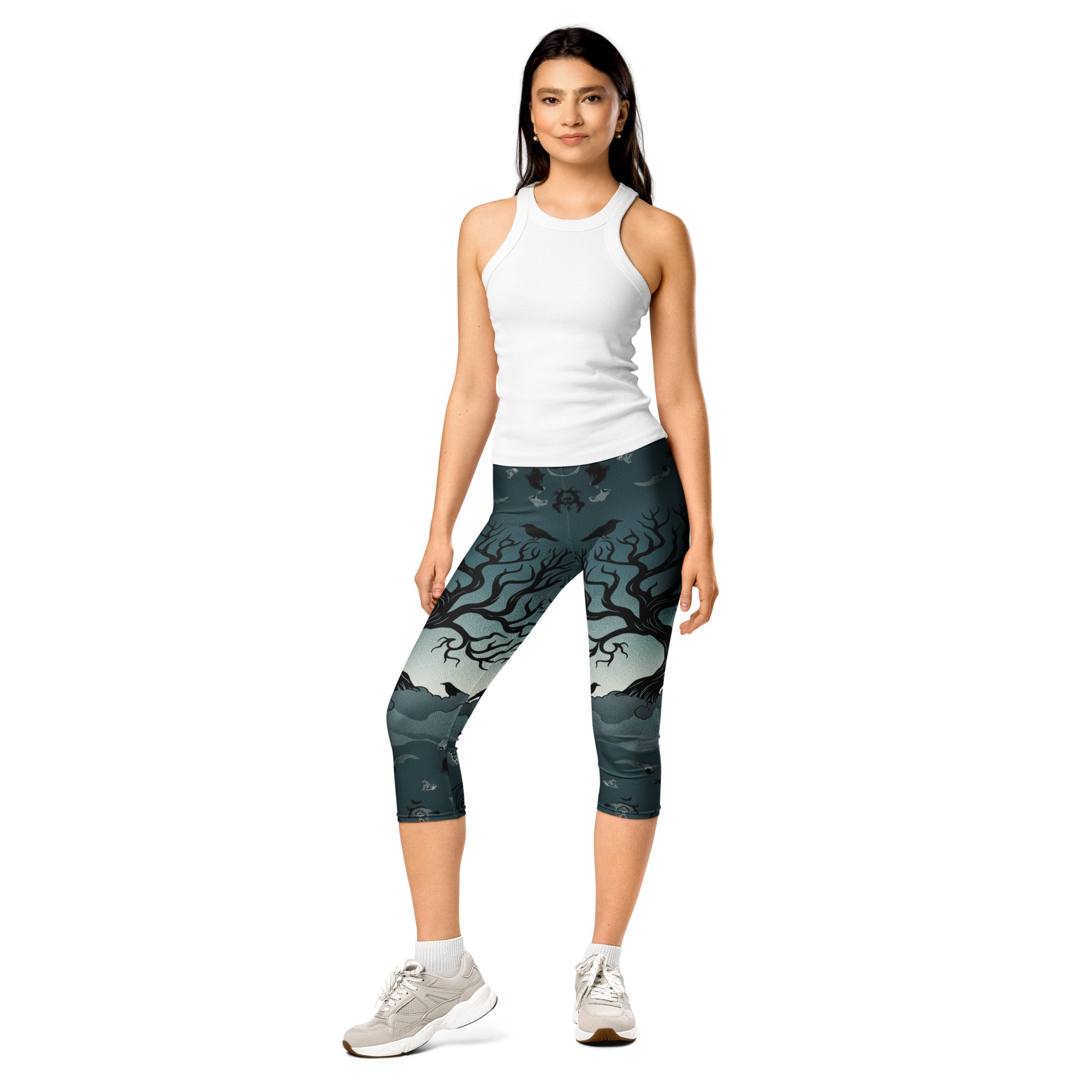 Haunted Forest Capri Leggings | GearBunch