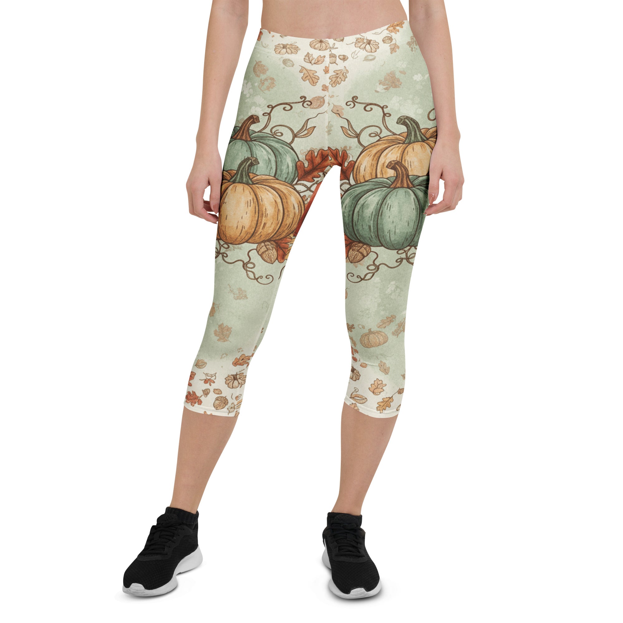 Heirloom Pumpkin Patch Capri Leggings | GearBunch