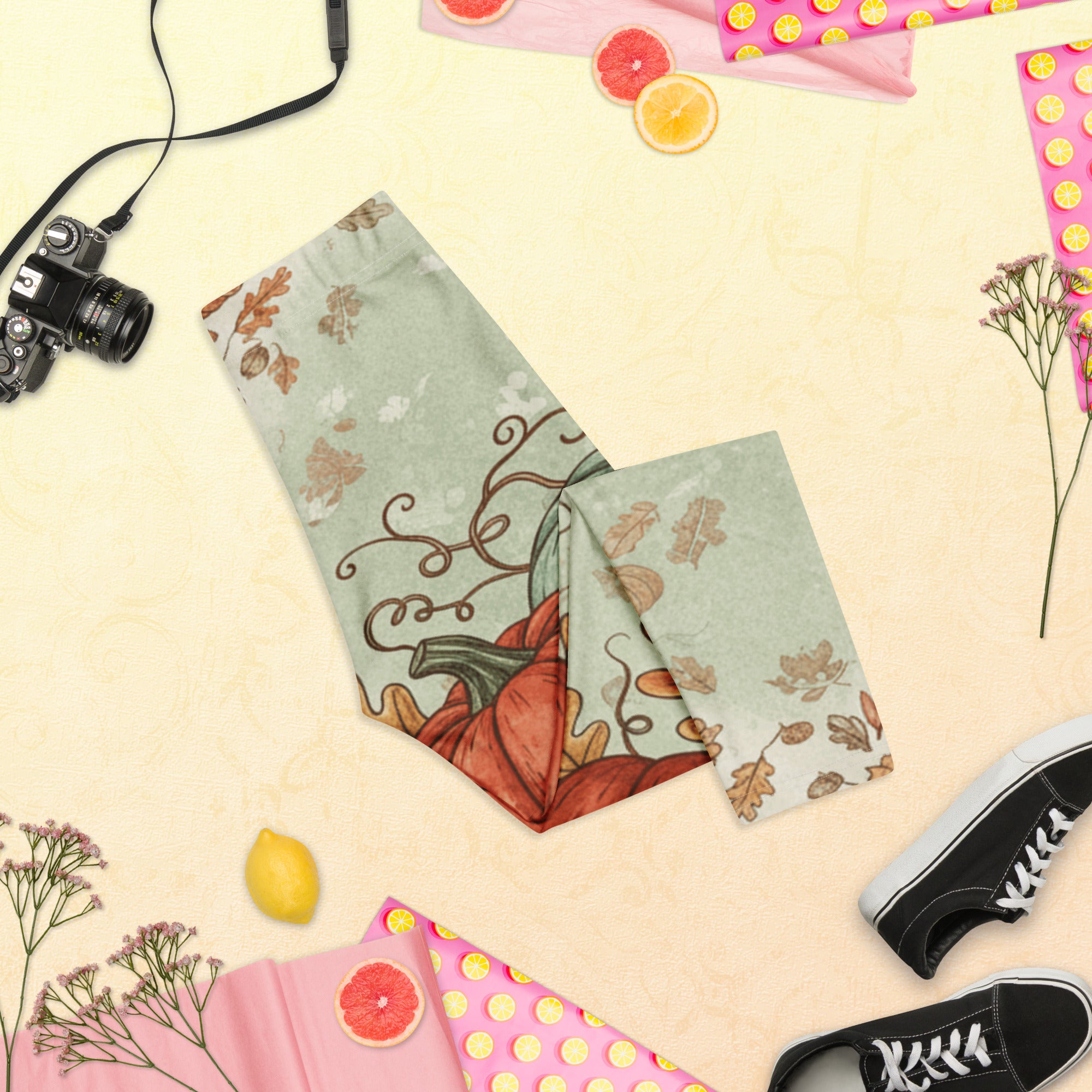 Heirloom Pumpkin Patch Capri Leggings | GearBunch