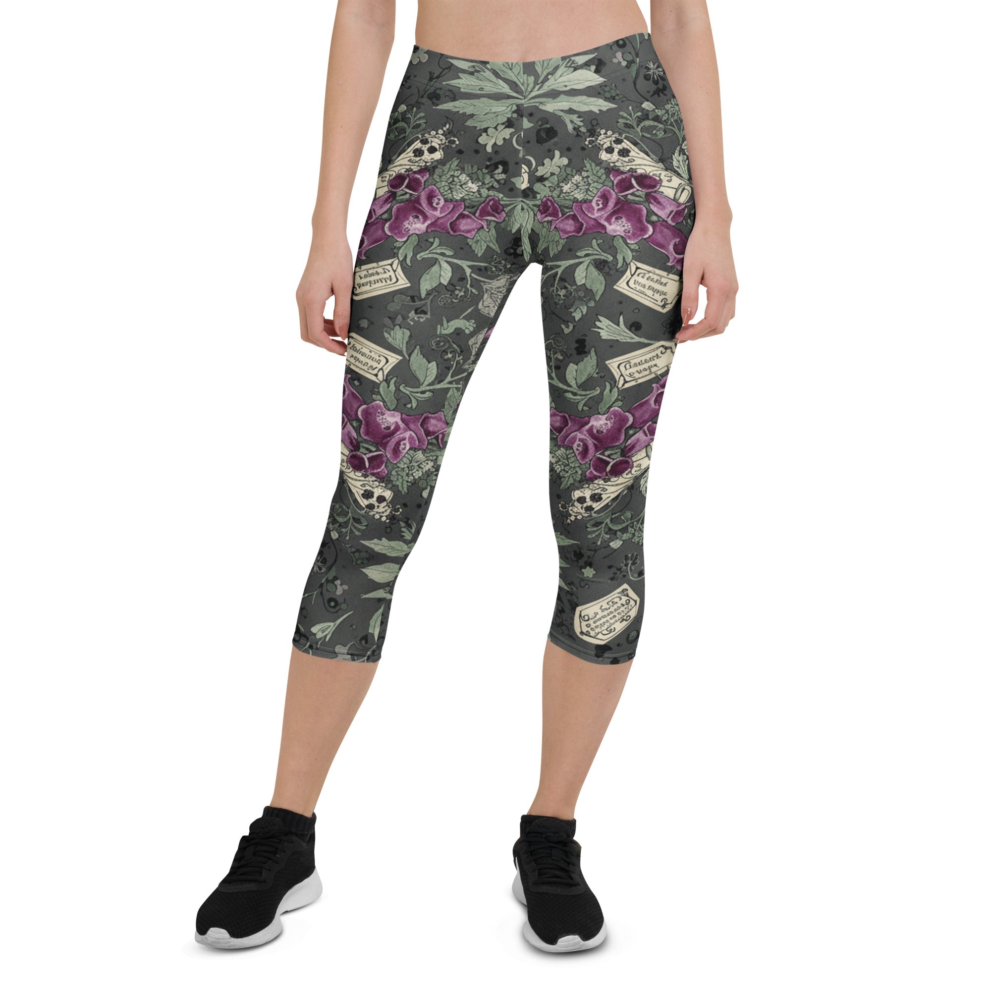Hemlock Goth Capri Leggings | GearBunch