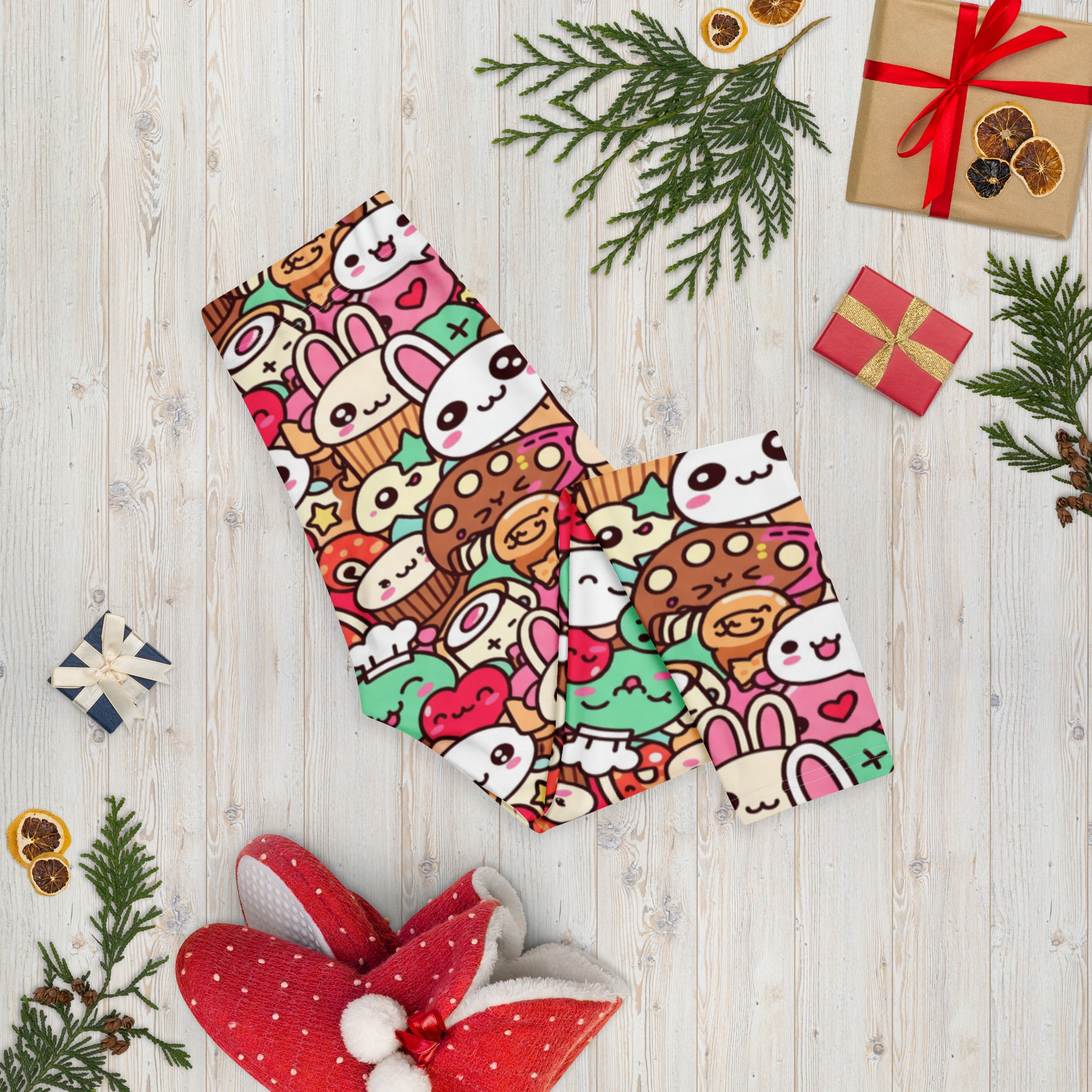 Kawaii Bakery Shop Capri Leggings | GearBunch
