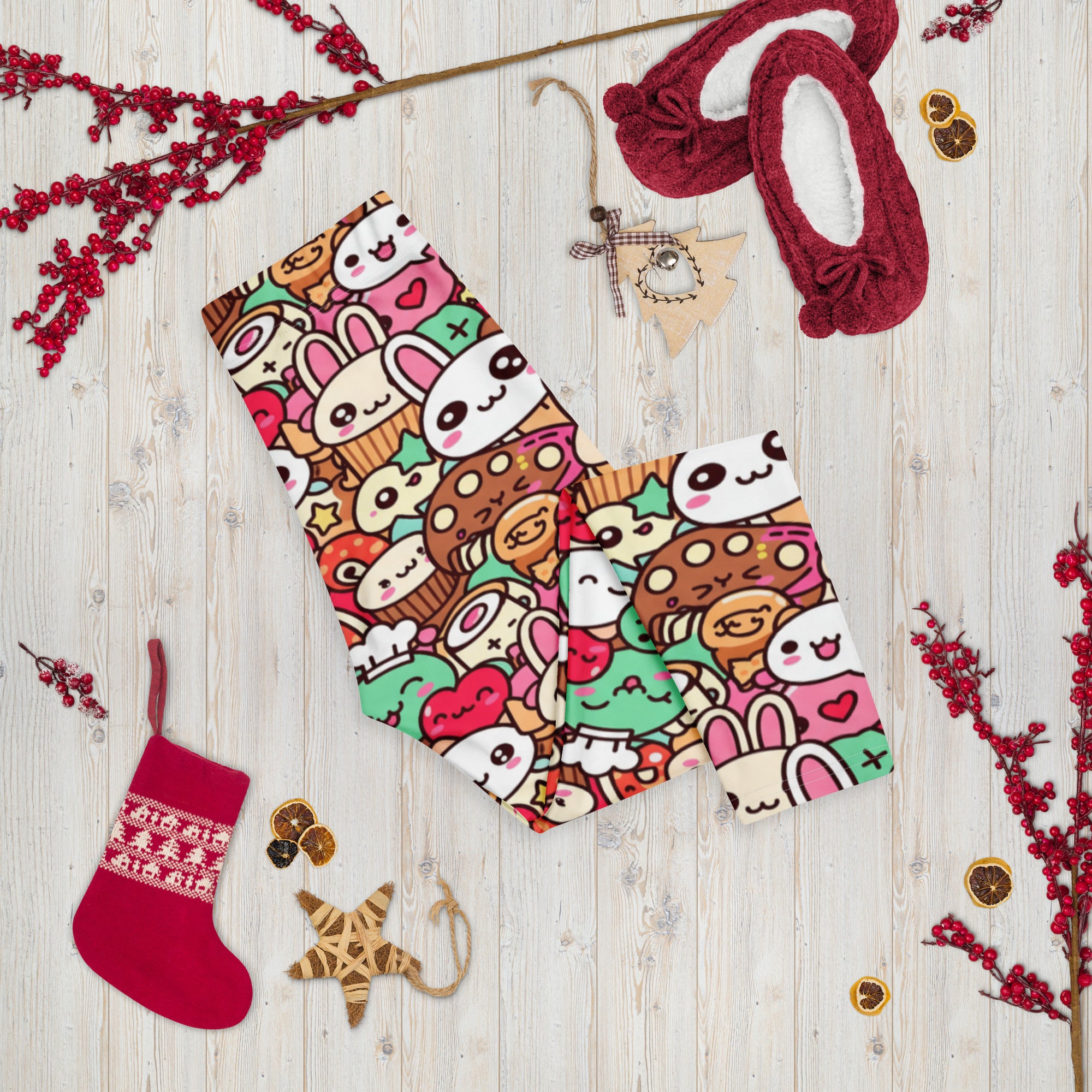 Kawaii Bakery Shop Capri Leggings | GearBunch