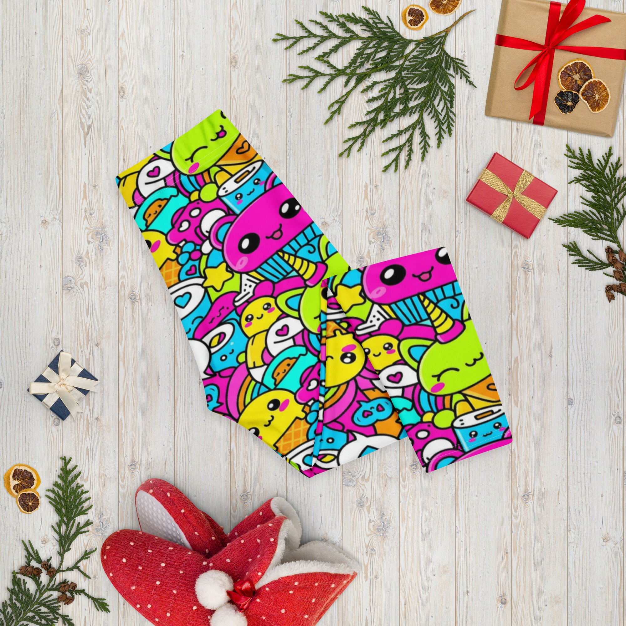 Kawaii Candy Land Capri Leggings | GearBunch