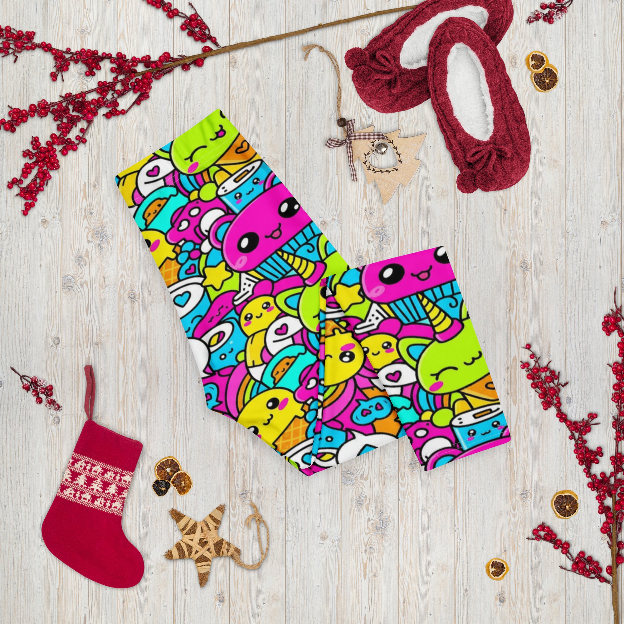 Kawaii Candy Land Capri Leggings | GearBunch