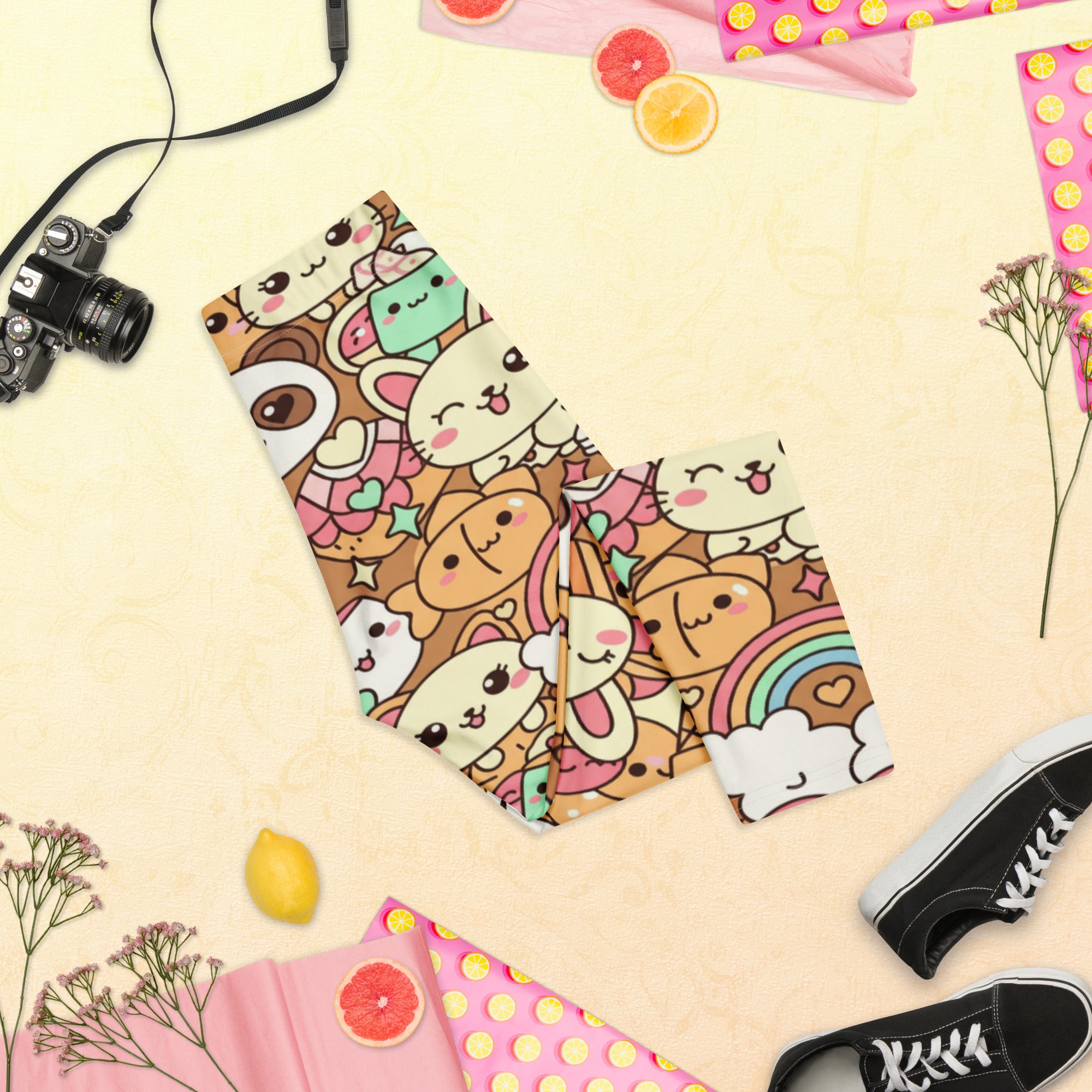 Kawaii Coffee Break Capri Leggings | GearBunch