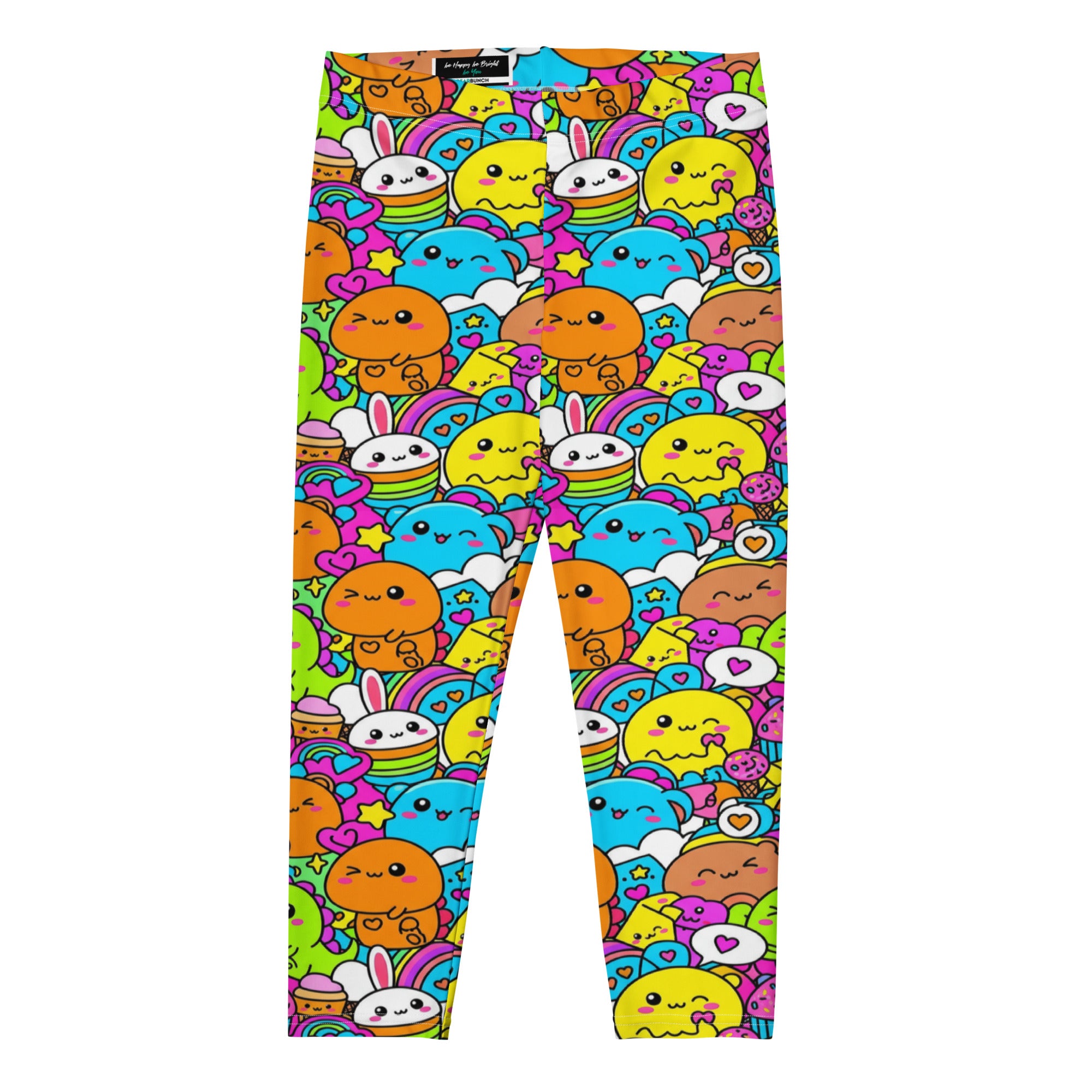 Kawaii Dinosaur Stomp Capri Leggings | GearBunch
