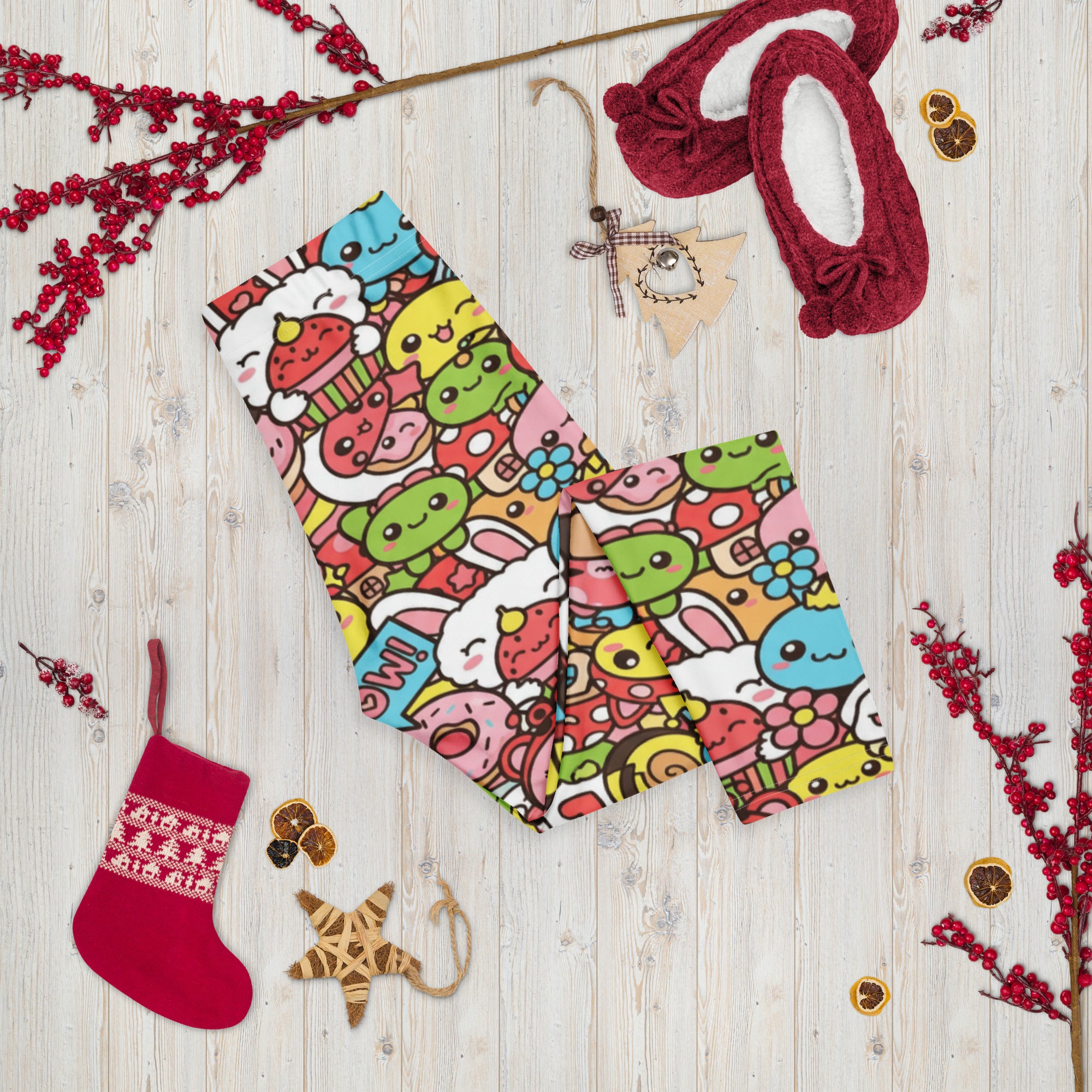 Kawaii Garden Bugs Capri Leggings | GearBunch