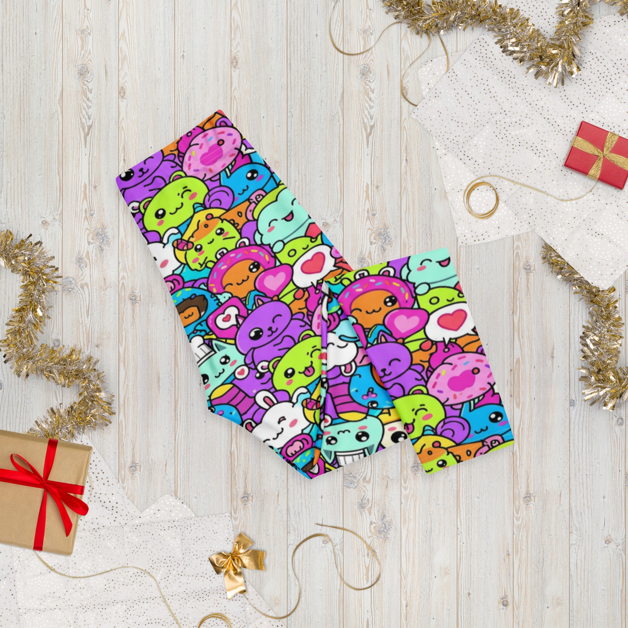 Kawaii Monster Pals Capri Leggings | GearBunch