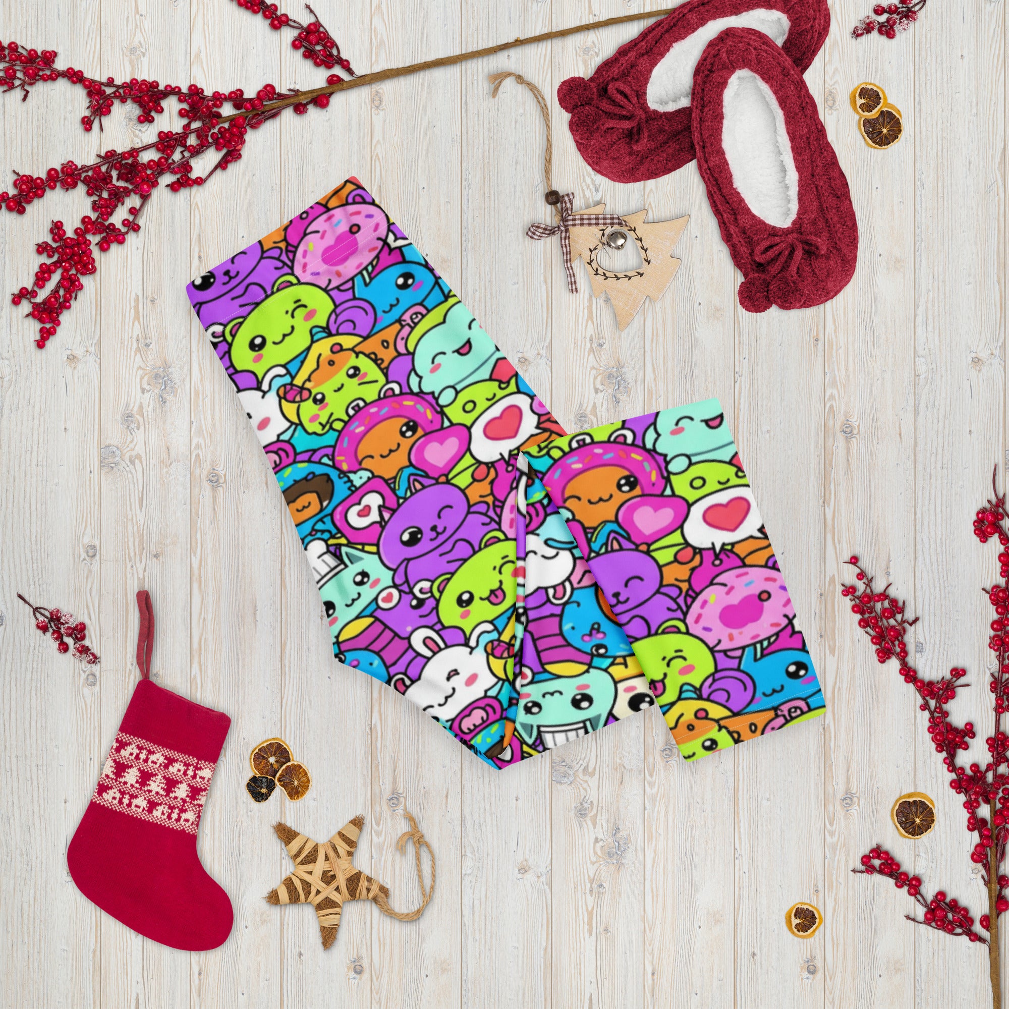 Kawaii Monster Pals Capri Leggings | GearBunch