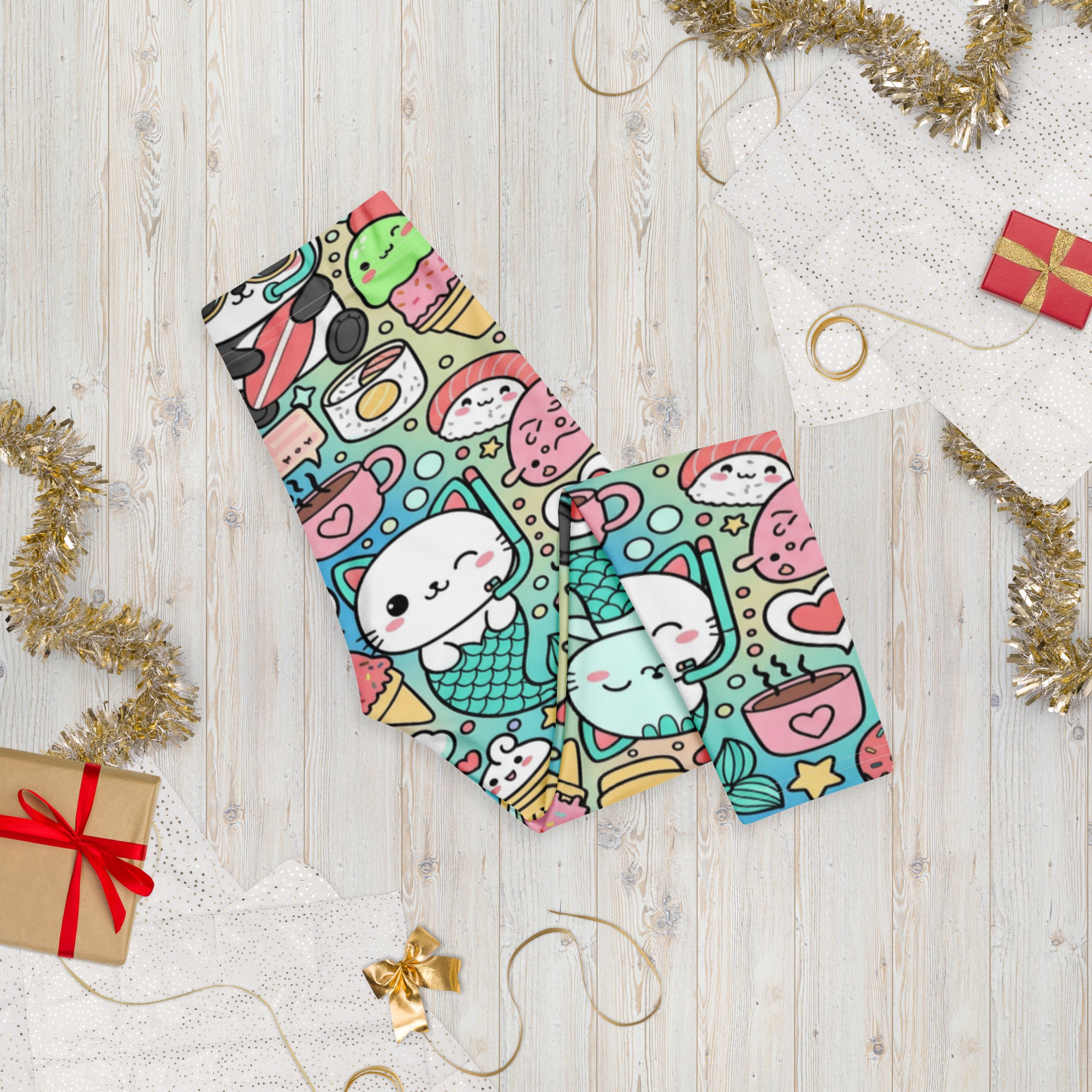 Kawaii Ocean Friends Capri Leggings | GearBunch
