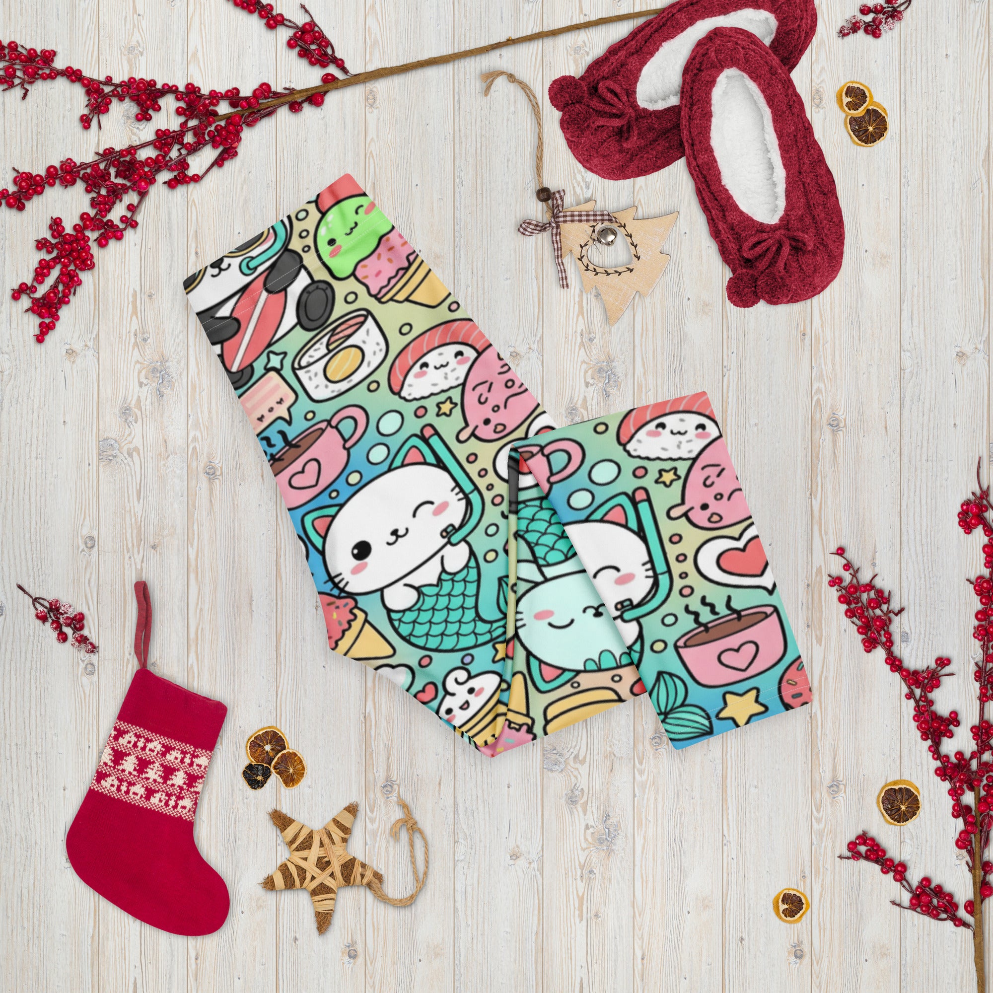 Kawaii Ocean Friends Capri Leggings | GearBunch