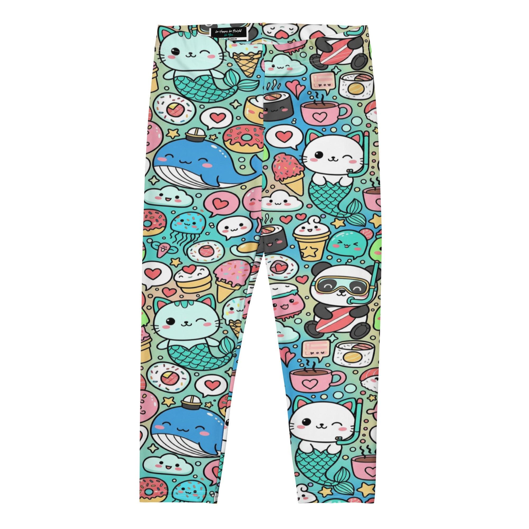 Kawaii Ocean Friends Capri Leggings | GearBunch