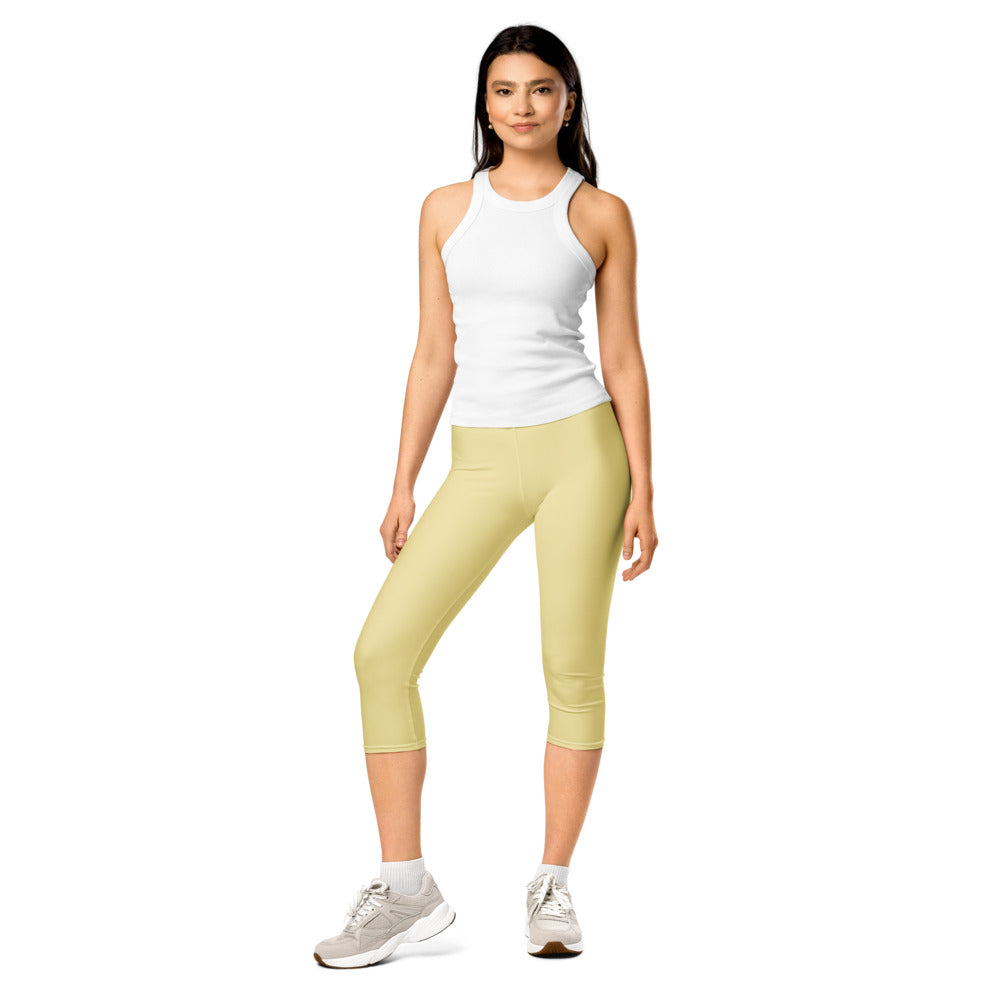 Solid leggings front view | GearBunch
