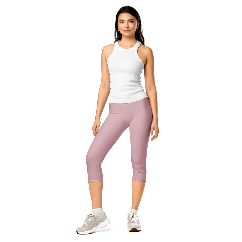Solid leggings front view | GearBunch