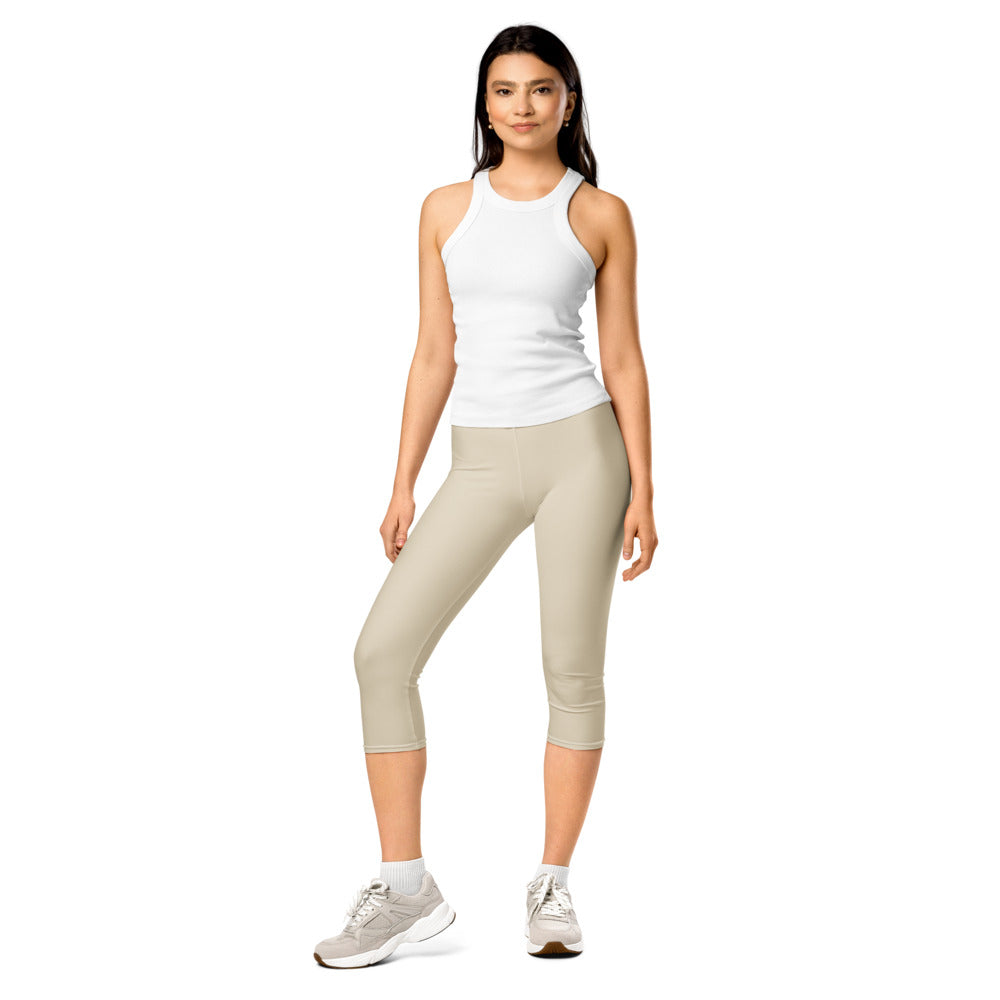 Solid leggings front view | GearBunch