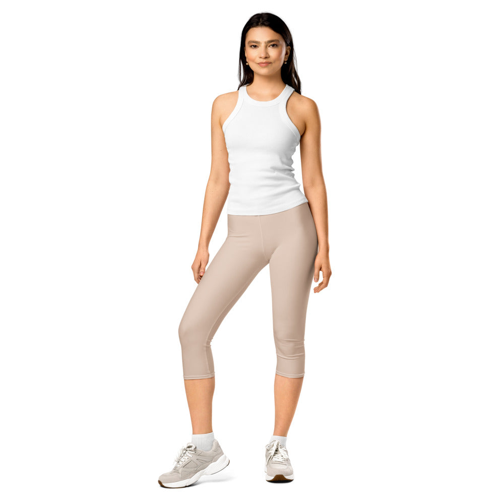 Solid leggings front view | GearBunch
