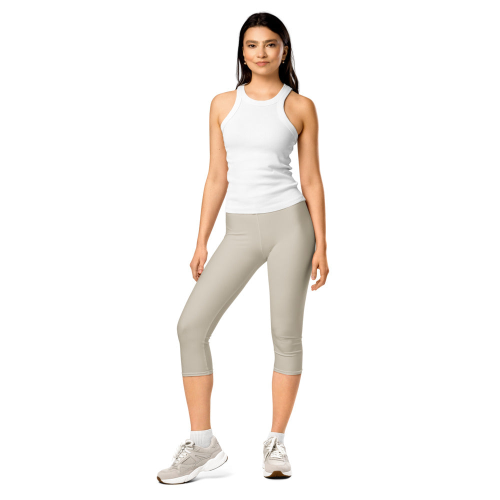 Solid leggings front view | GearBunch