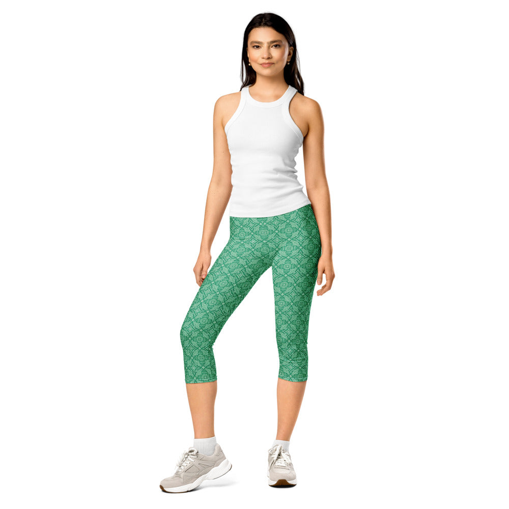 Solid leggings front view | GearBunch