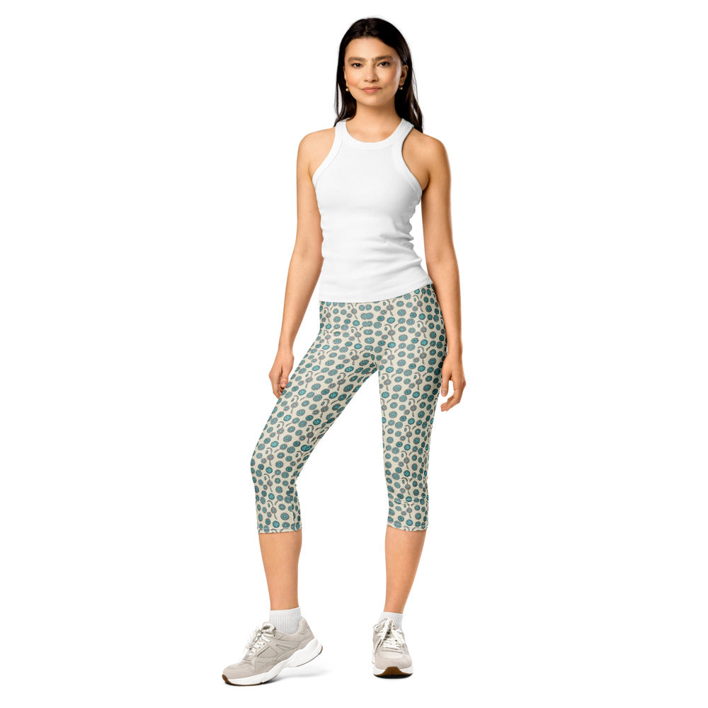 Solid leggings front view | GearBunch