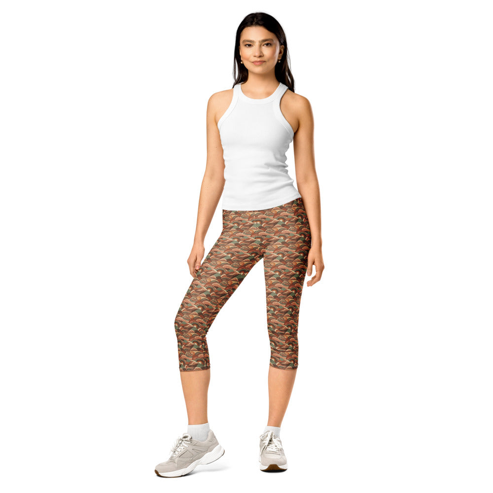 Solid leggings front view | GearBunch