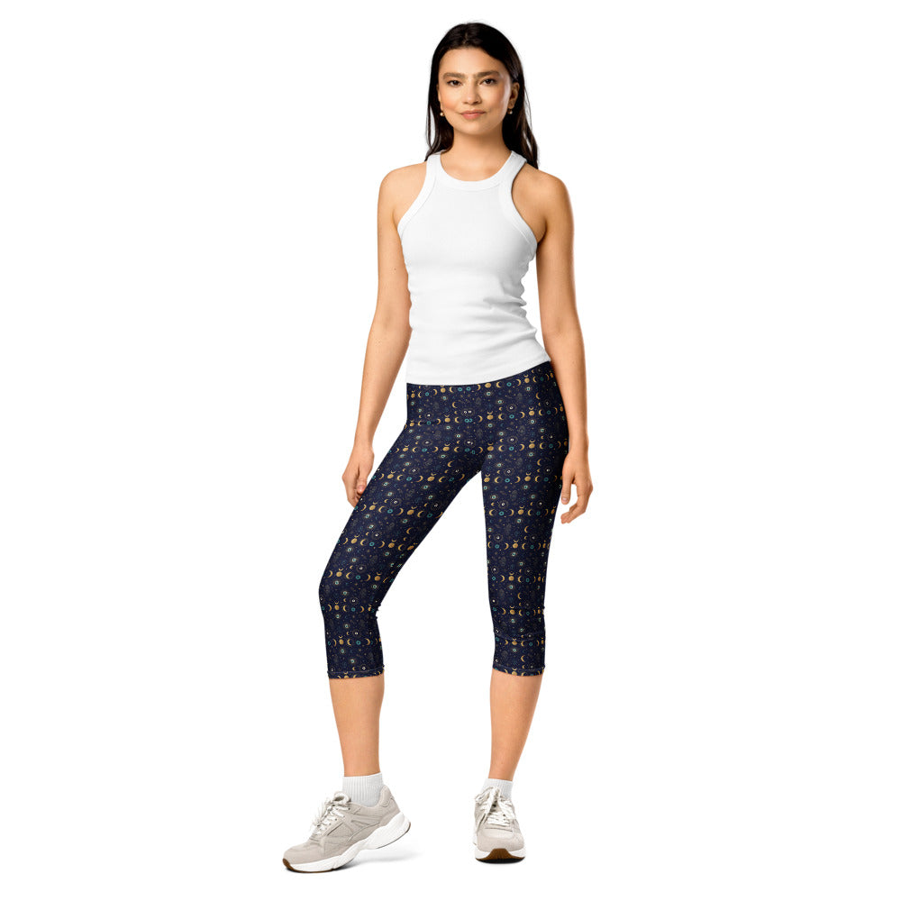 Solid leggings front view | GearBunch