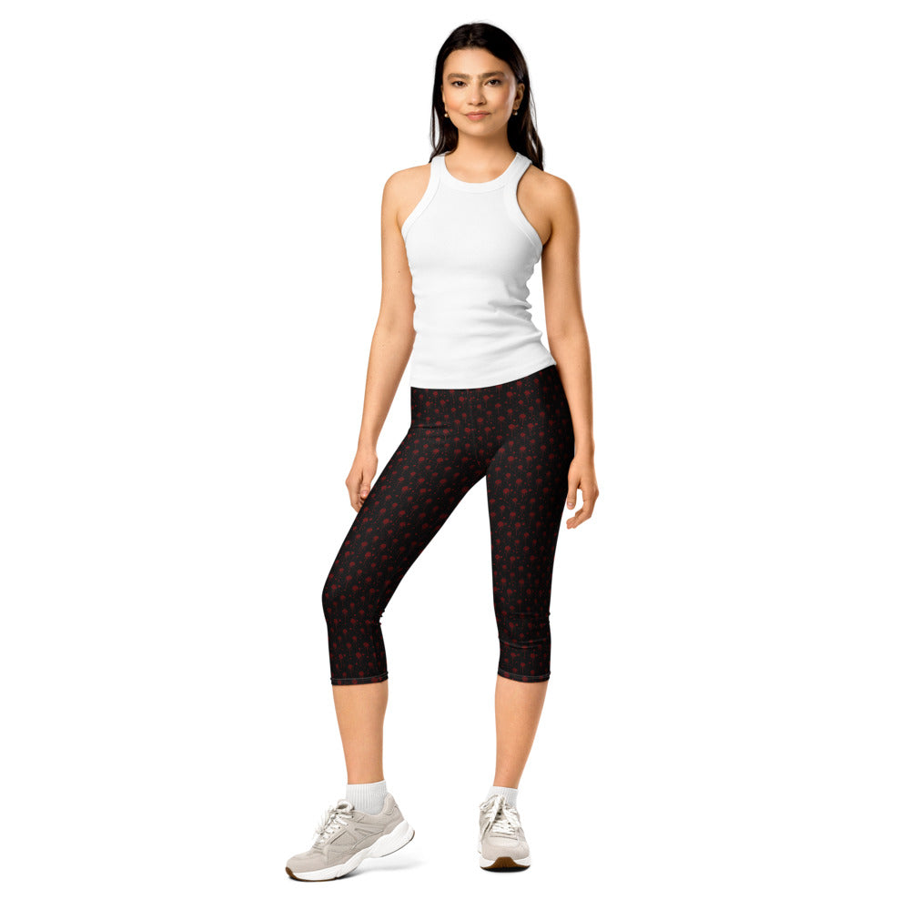 Solid leggings front view | GearBunch