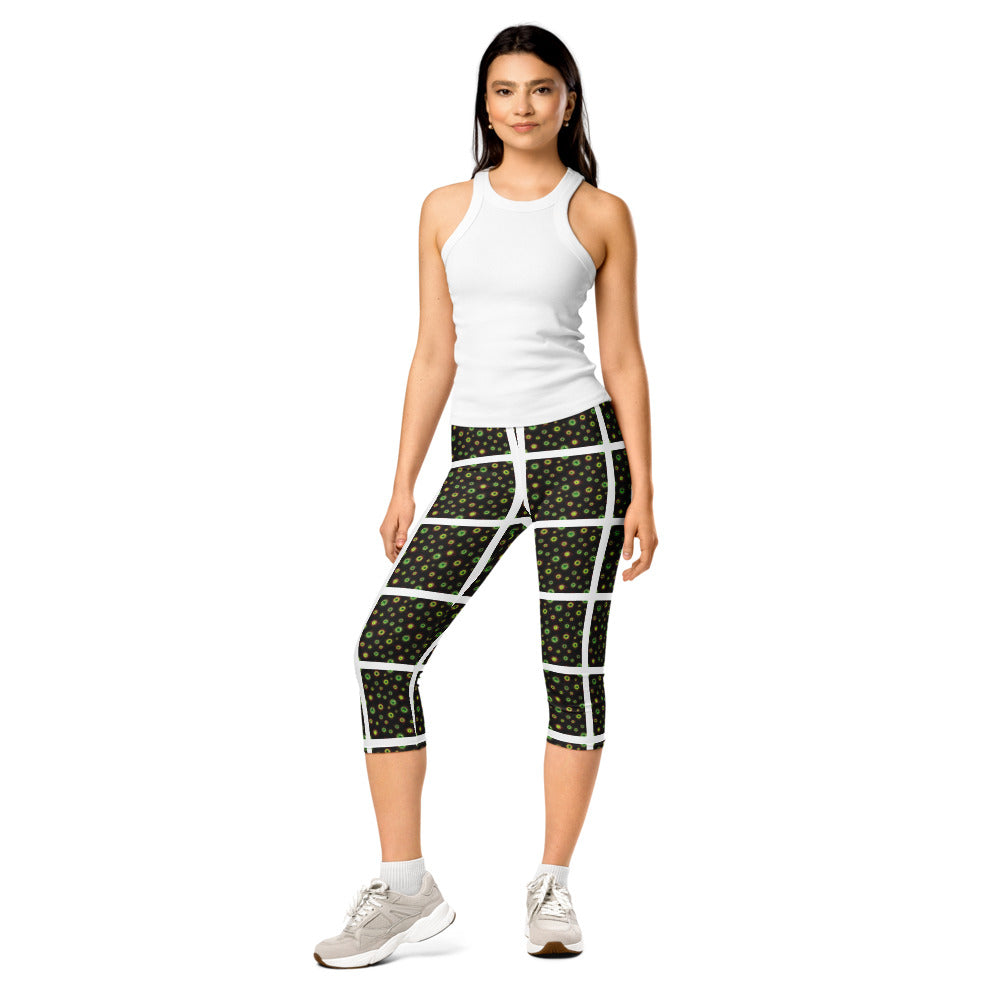 Solid leggings front view | GearBunch