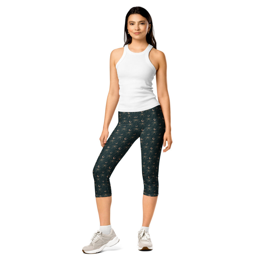 Solid leggings front view | GearBunch