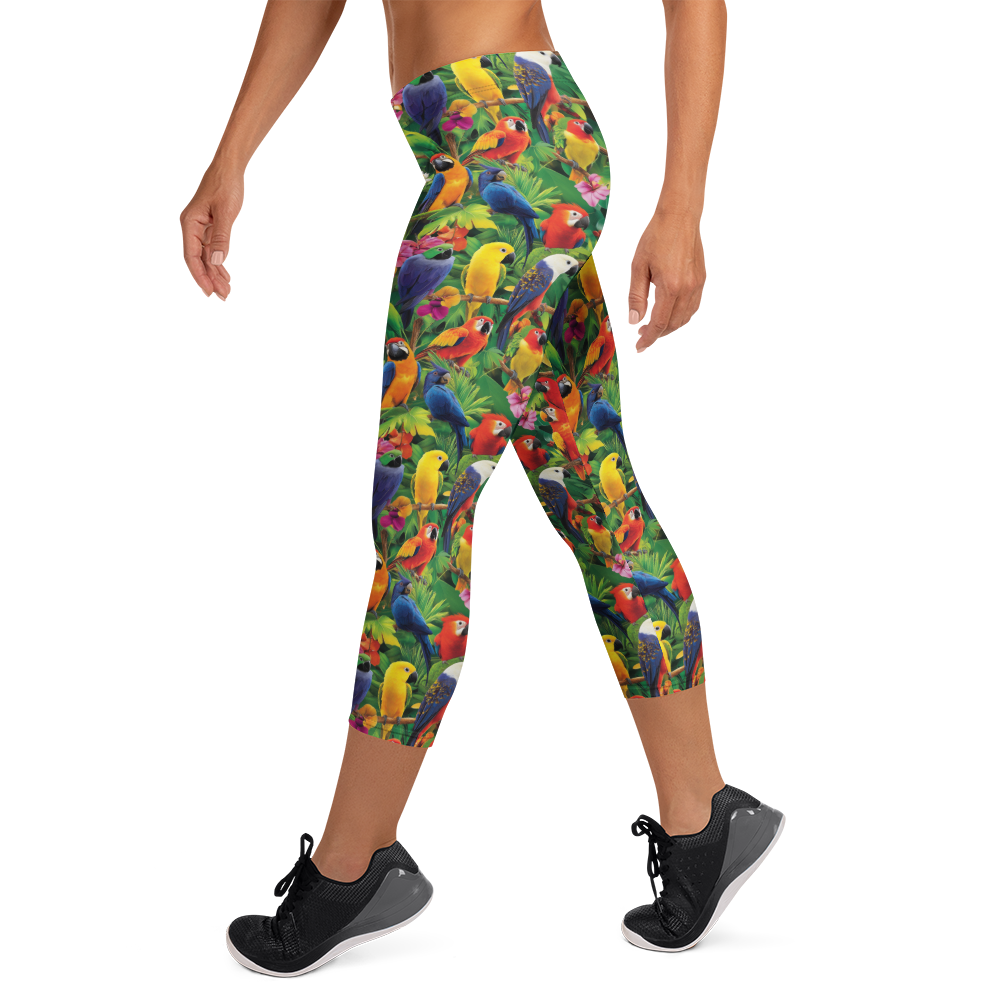 Tropical Bird Capris Left View