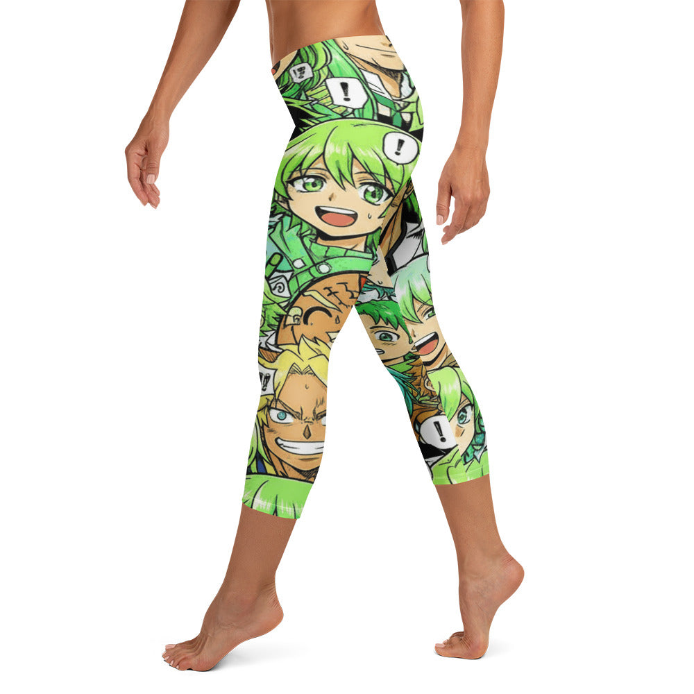 Anime Forest Spirit Capri Leggings | GearBunch