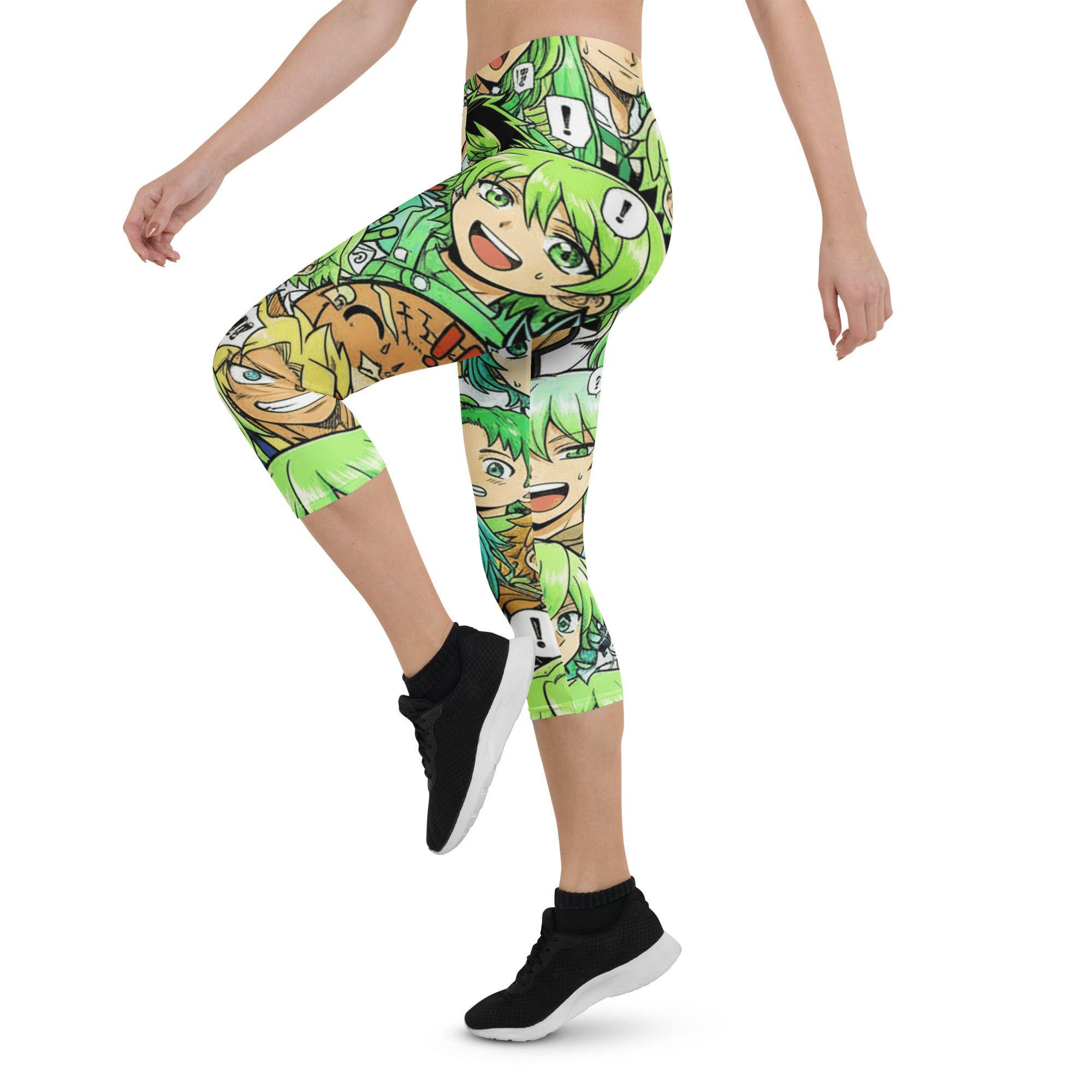 Anime Forest Spirit Capri Leggings | GearBunch
