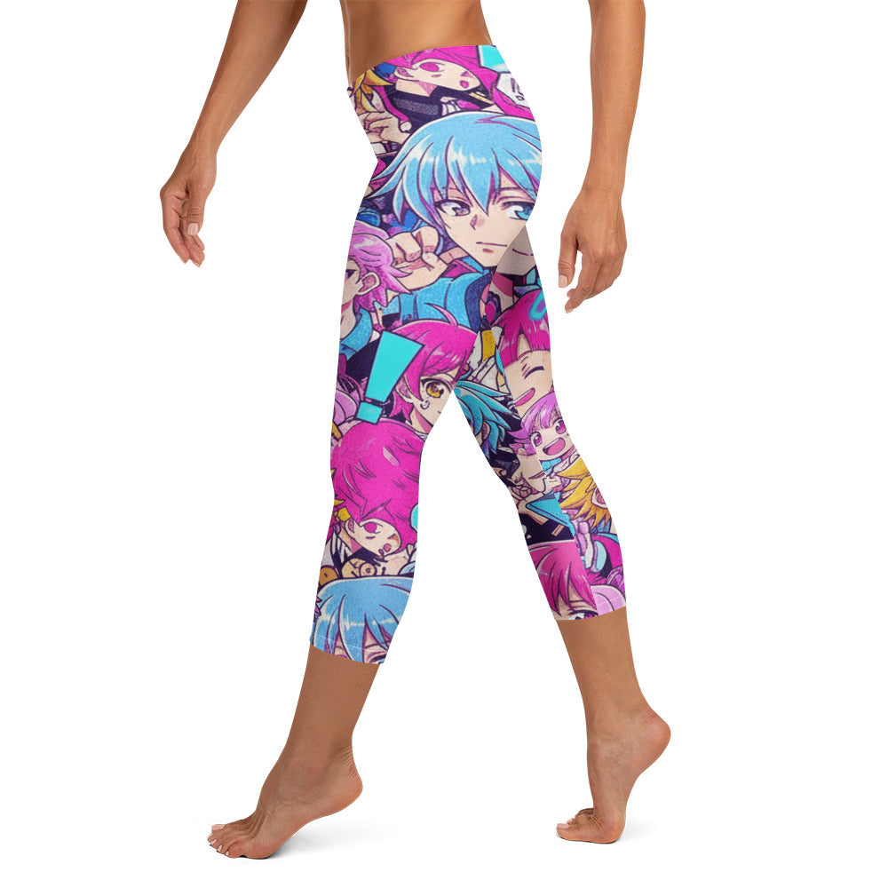 Anime Magical Girl Capri Leggings | GearBunch
