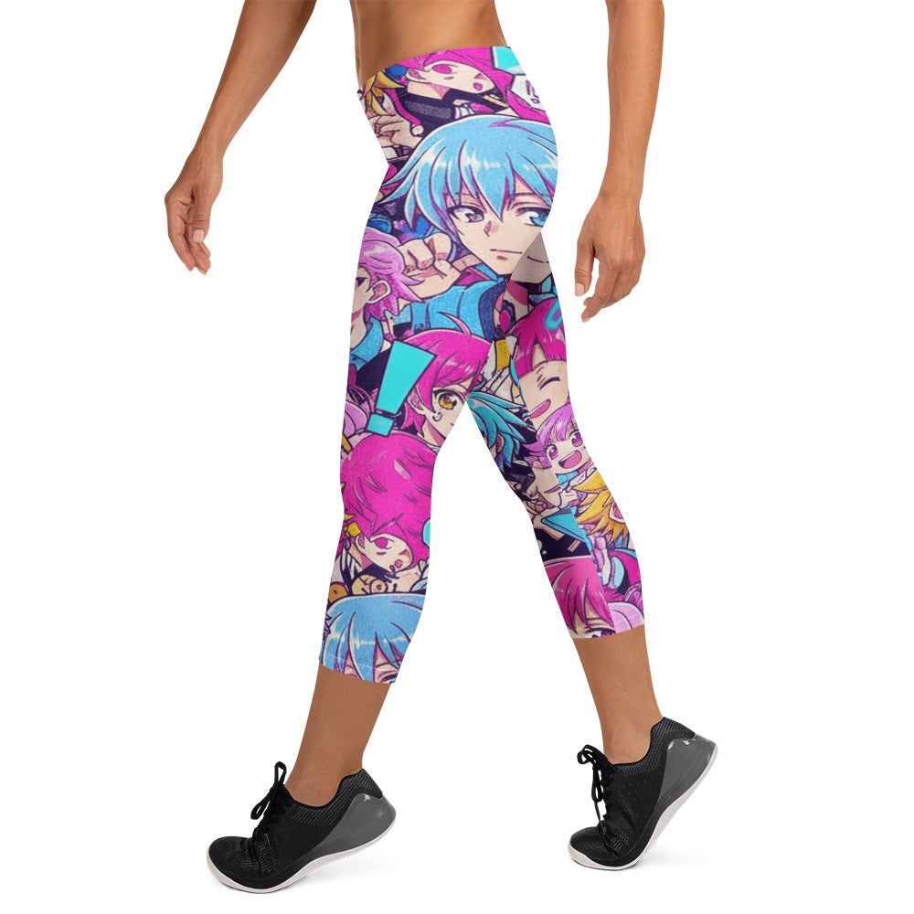 Anime Magical Girl Capri Leggings | GearBunch