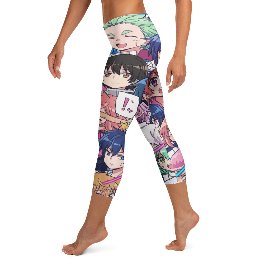 Anime Sakura School Capri Leggings | GearBunch