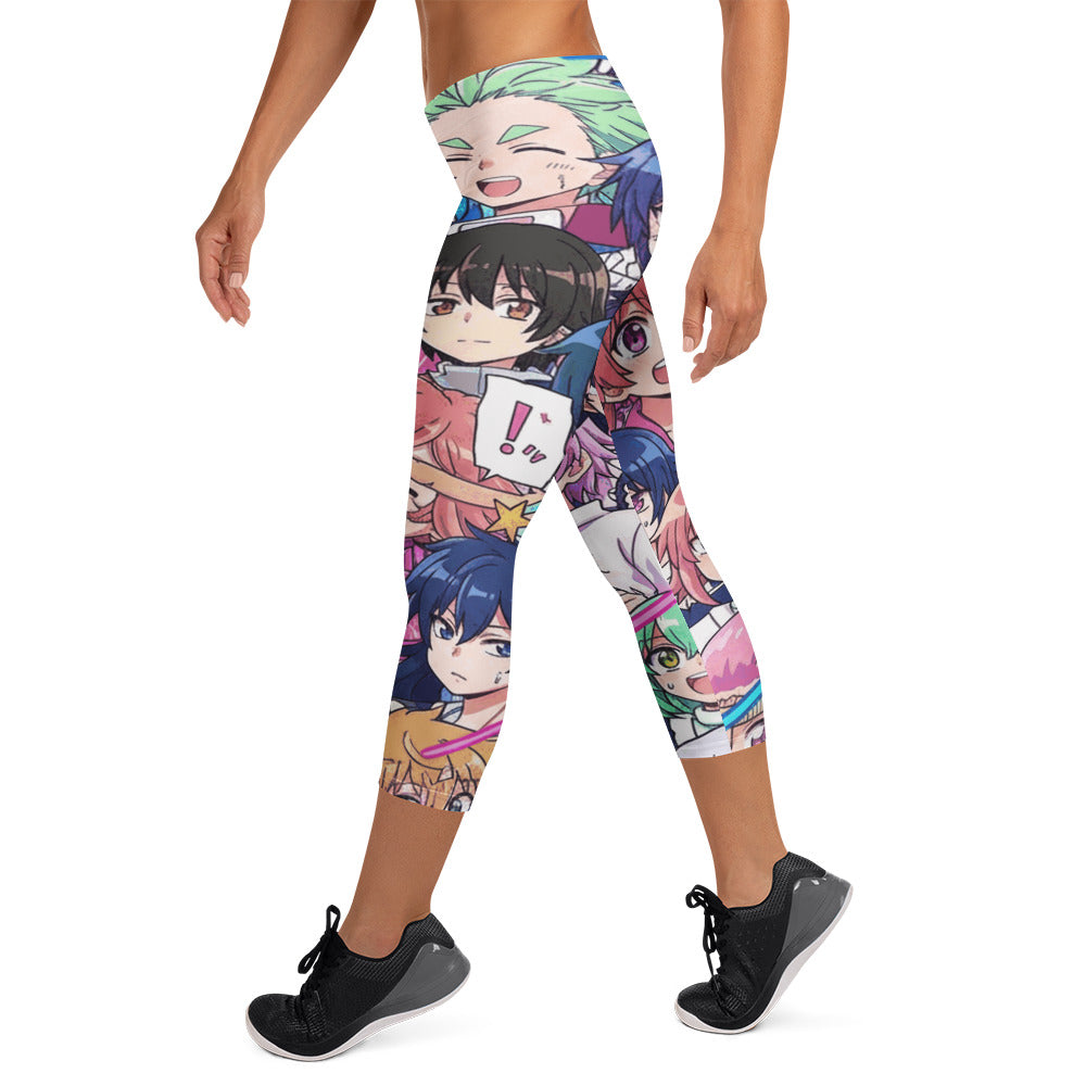 Anime Sakura School Capri Leggings | GearBunch