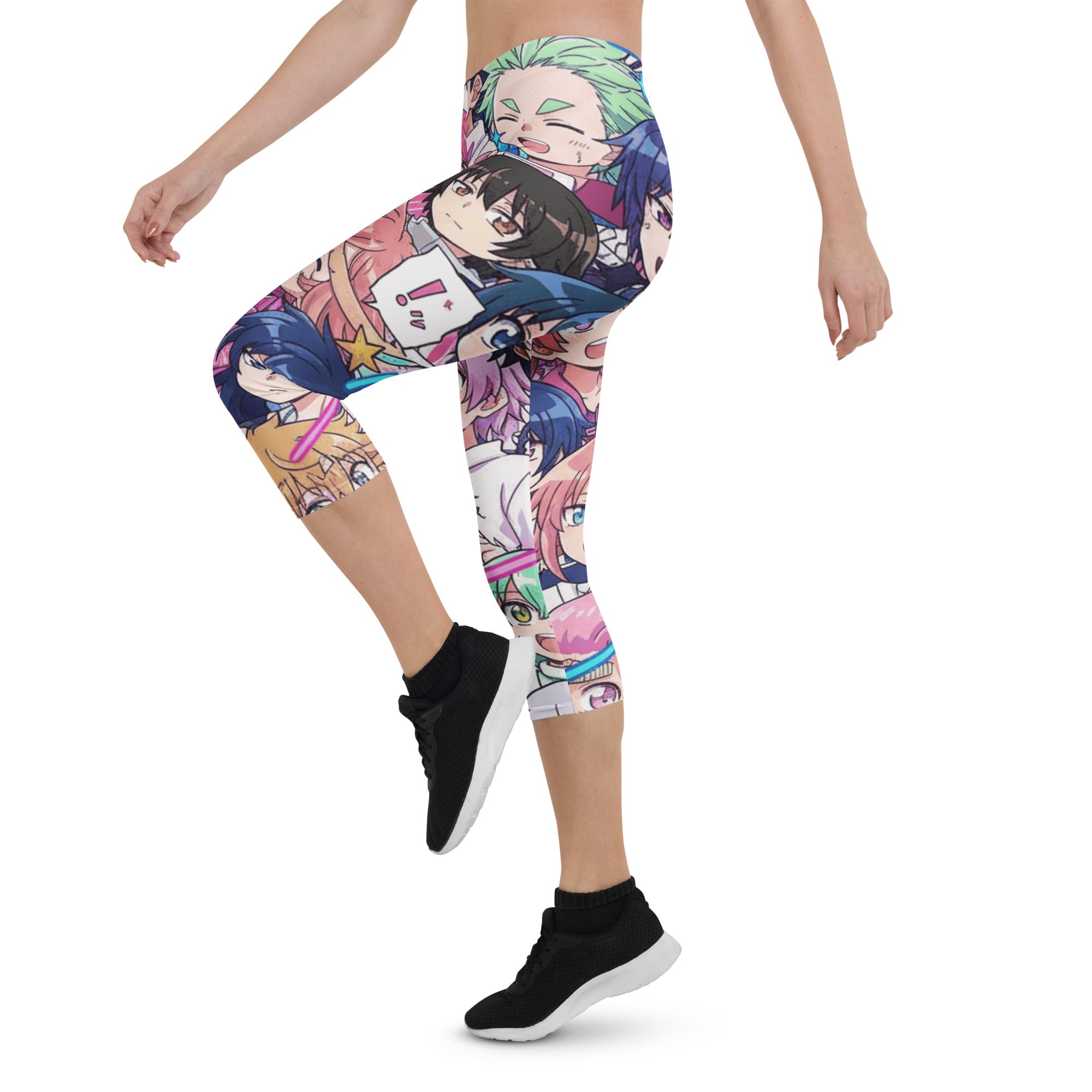 Anime Sakura School Capri Leggings | GearBunch