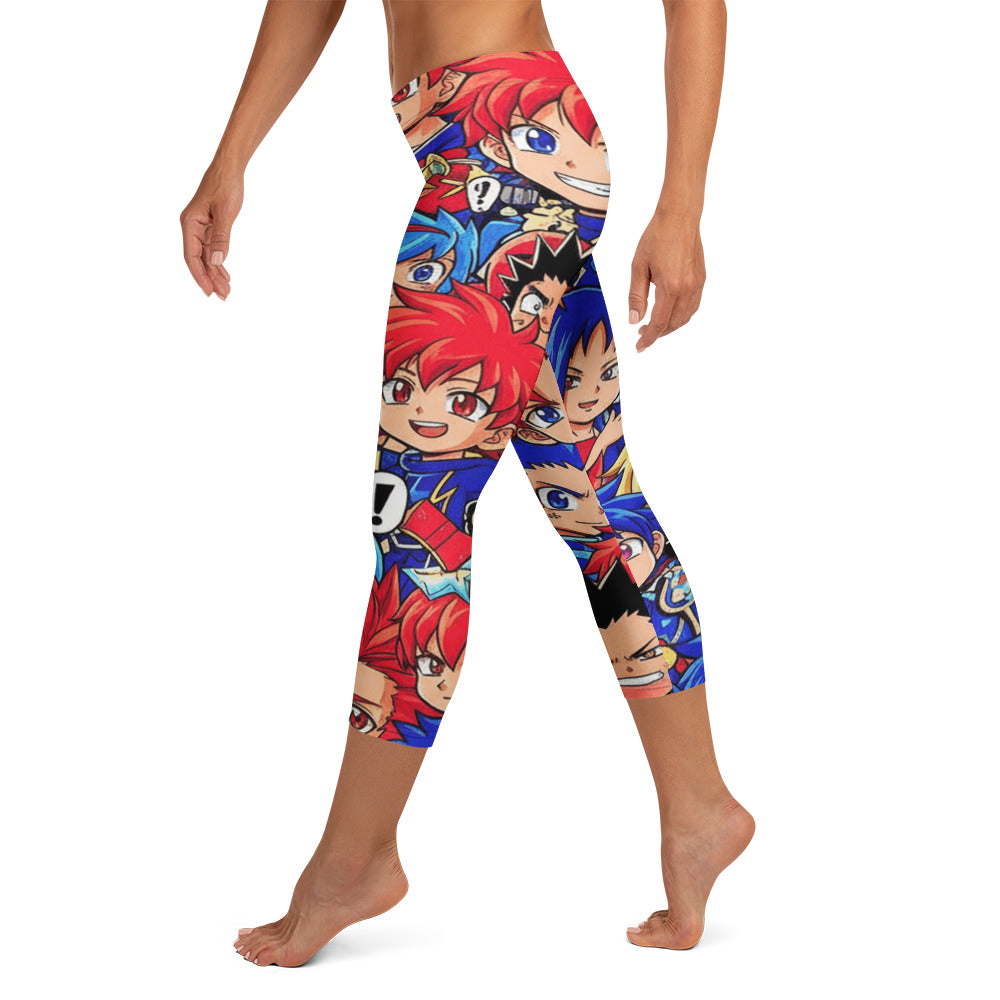 Anime Street Fighter Capri Leggings | GearBunch